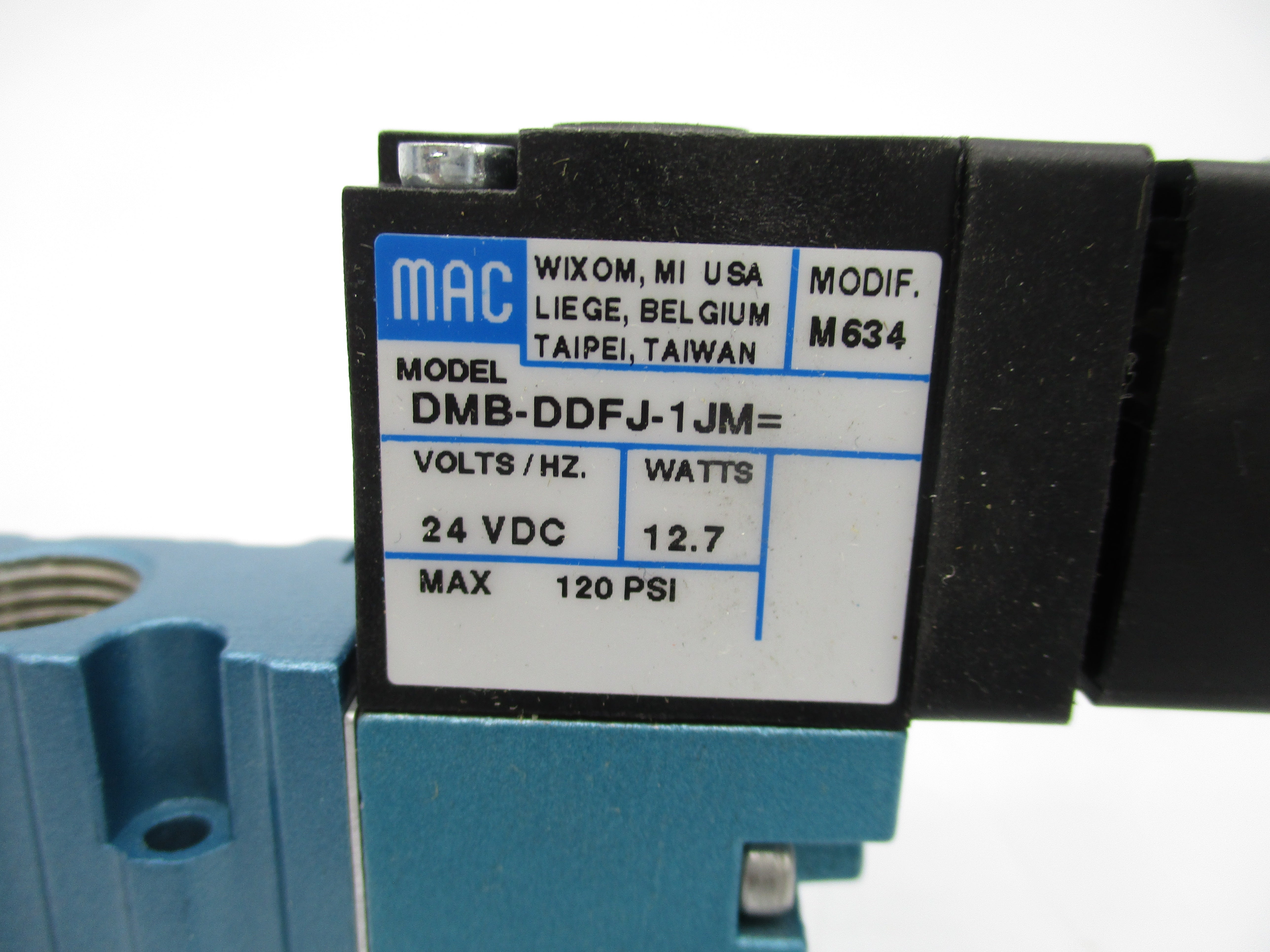 MAC 411A-D0A-DM-DDFJ-1JM 24VDC 20-120PSI NSMP