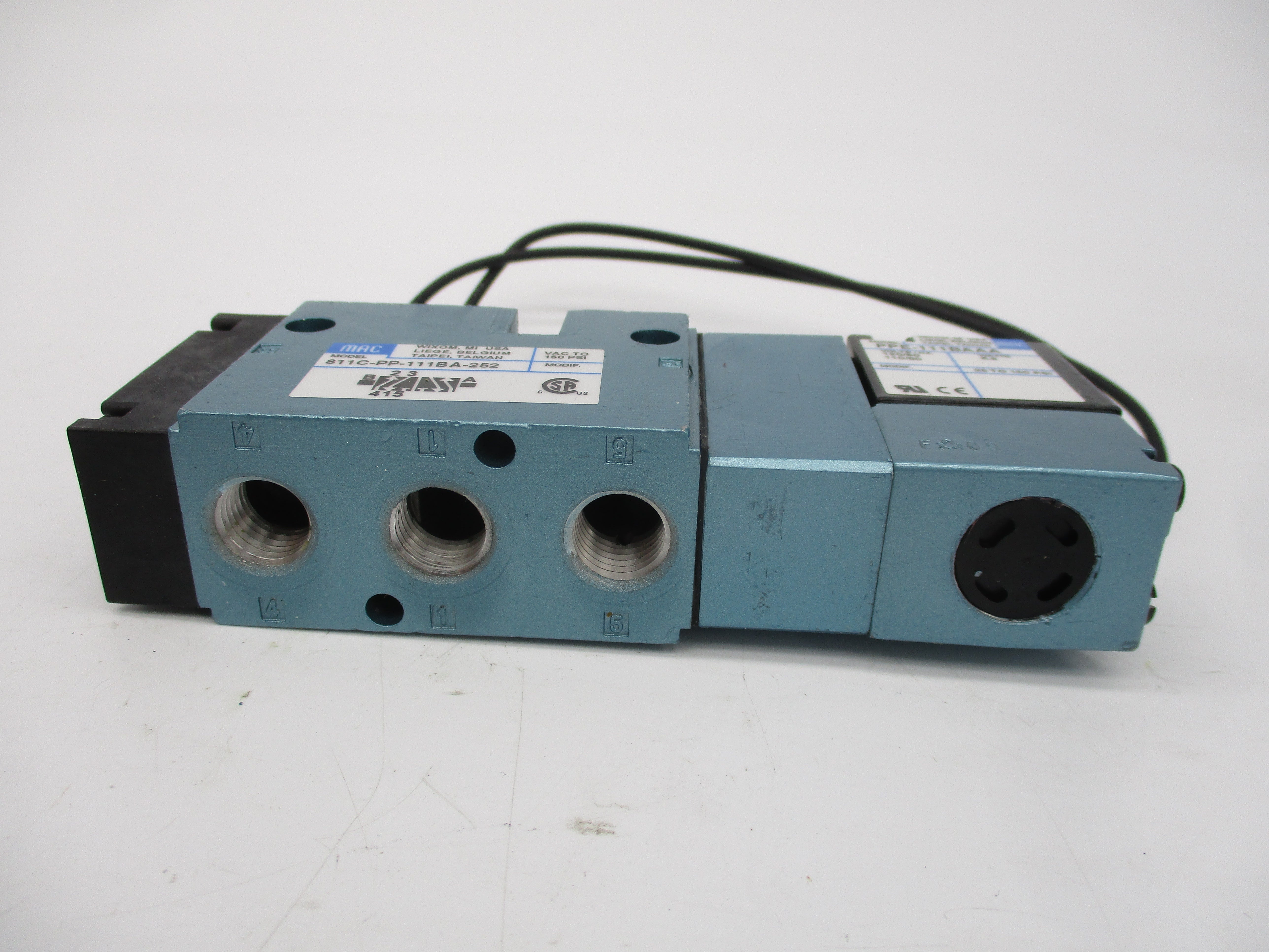 MAC 811C-PP-111BA-252 110/120V 150PSI NSMP