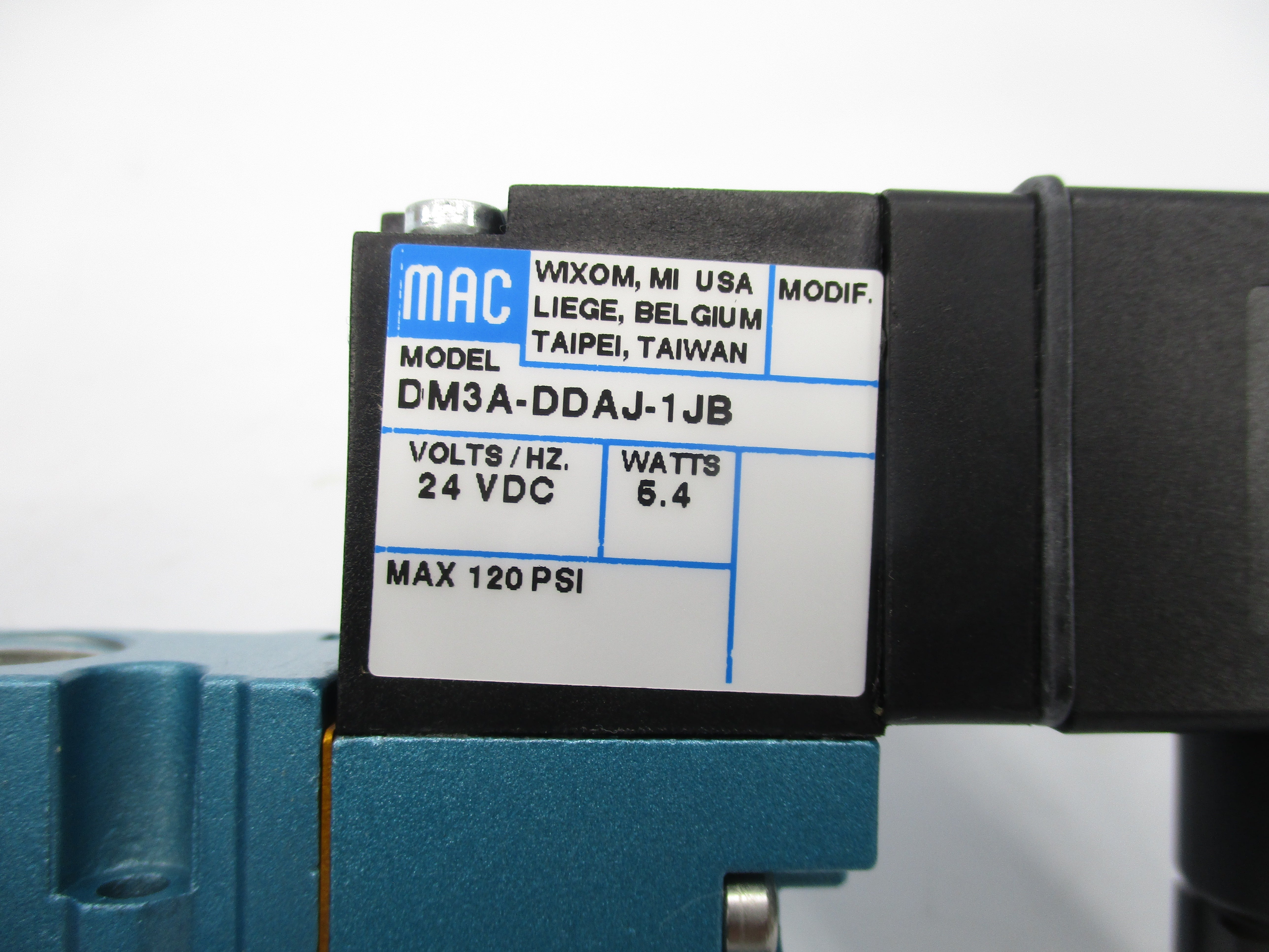 MAC 451A-BOA-DM-DDAJ-1JB 24VDC 35-120PSI NSMP