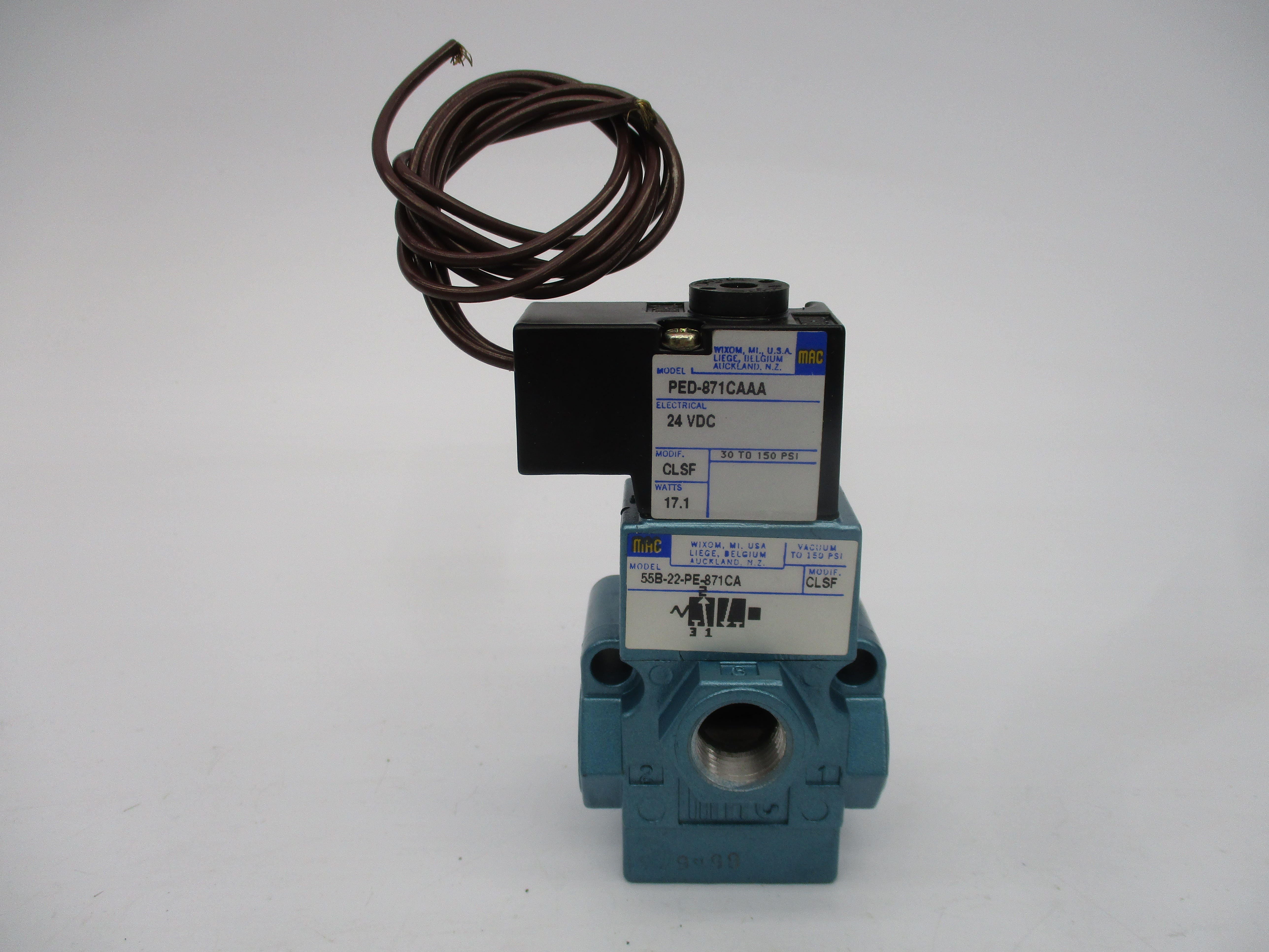 MAC 55B-22-PE-871CA 24VDC 150PSI NSMP