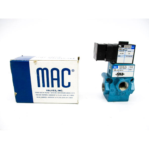MAC 55B-12-PI-591JJ 24VDC 150PSI NSMP