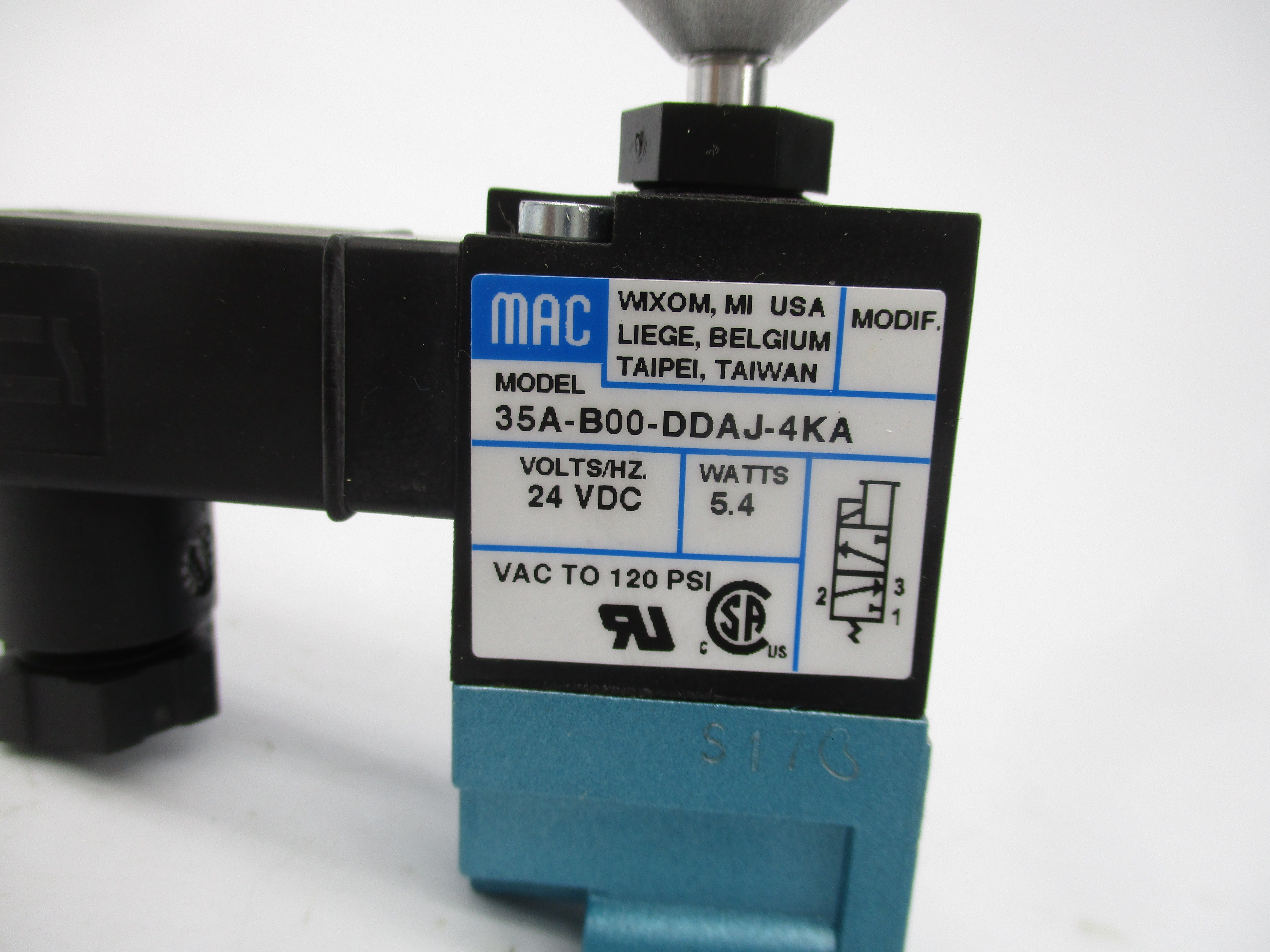MAC 35A-B00-DDAJ-4KA 24VDC 120PSI NSMP