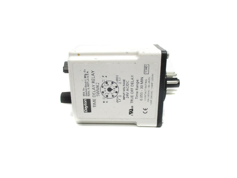 DAYTON 5WMK2 24VAC/DC 10A 0.05S-30MIN UNMP