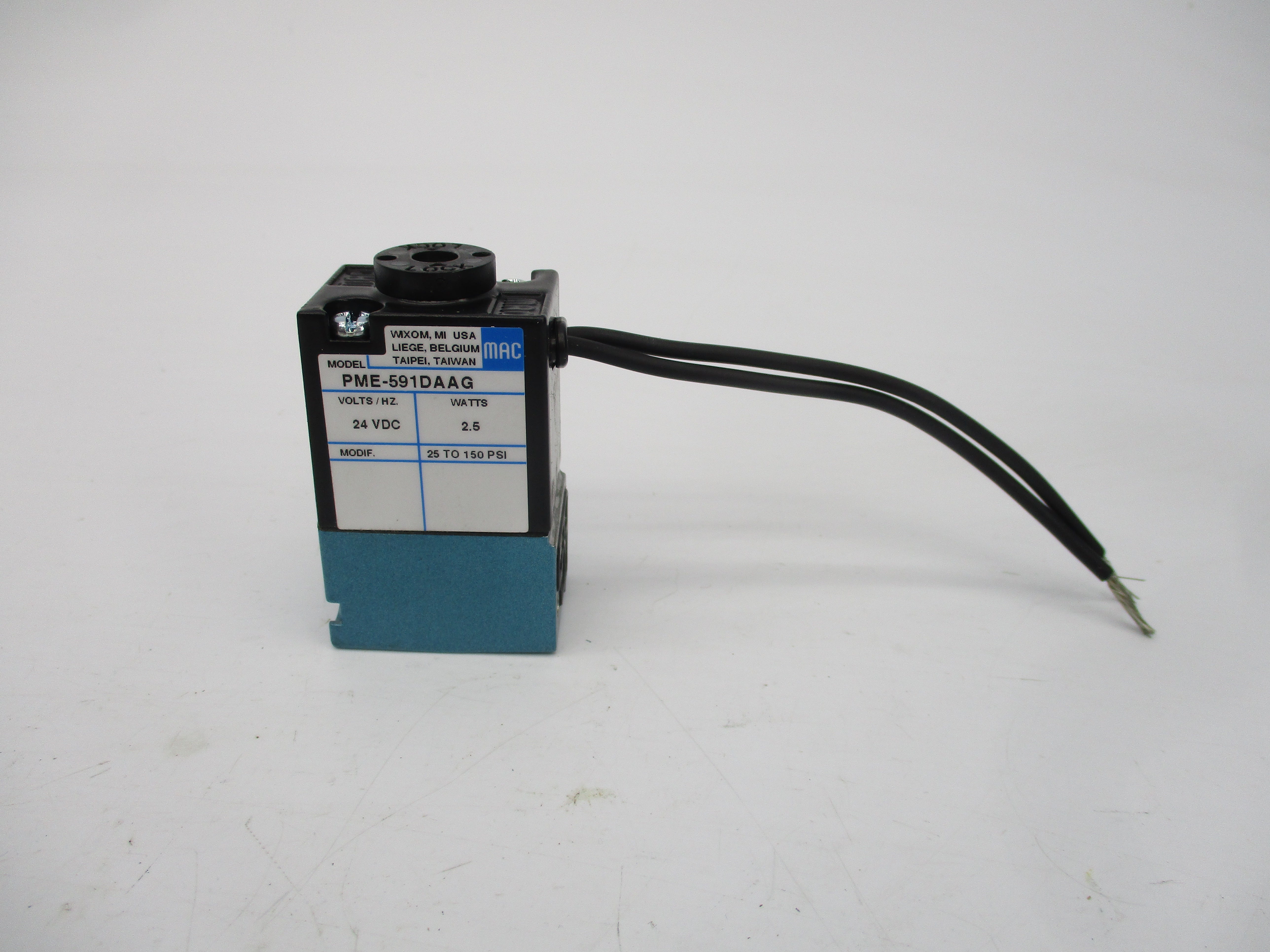 MAC PME-591DAAG 24VDC 25-150PSI NSMP