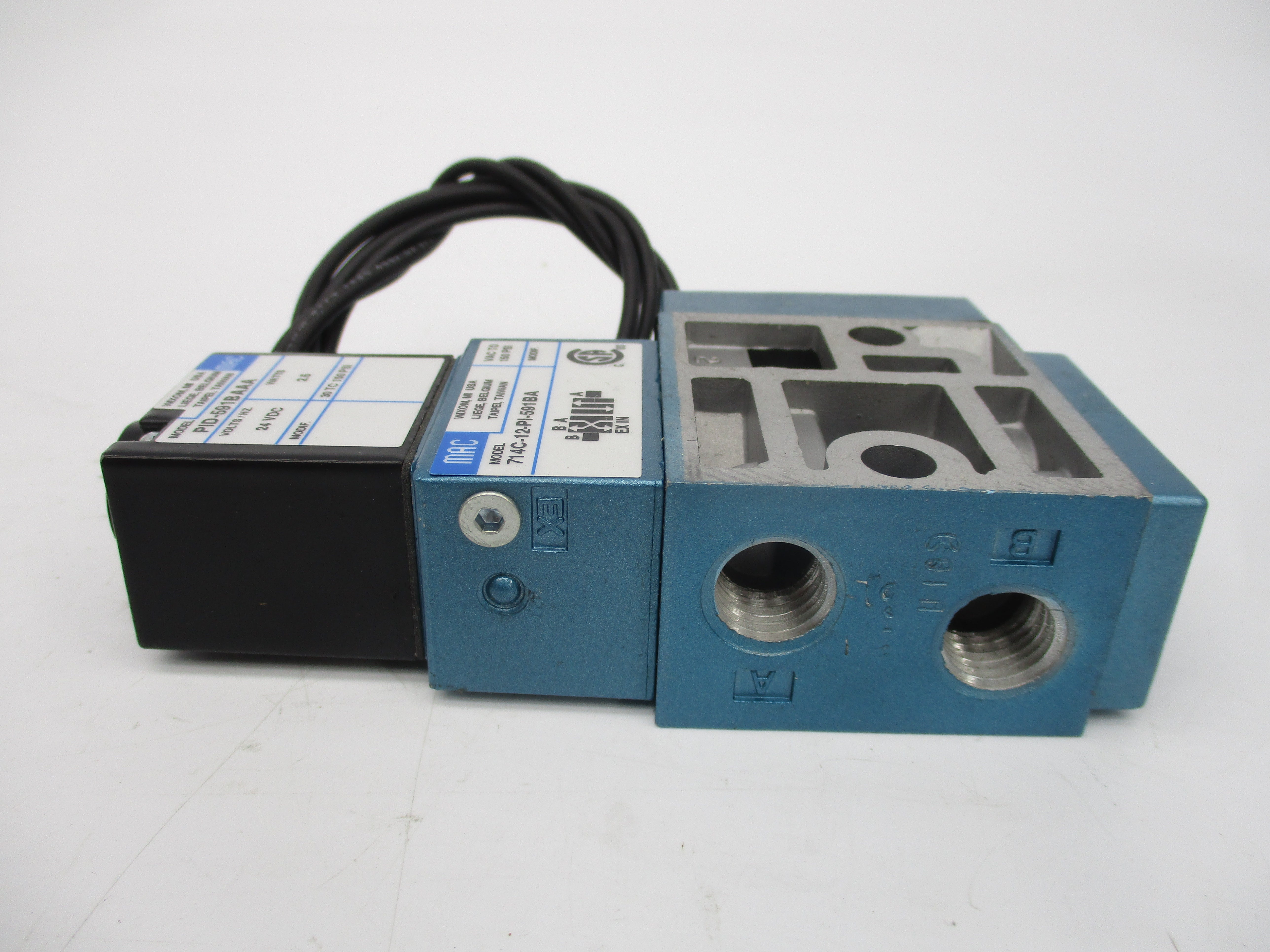 MAC 714C-12-PI-591BA 24VDC 30-150PSI NSMP