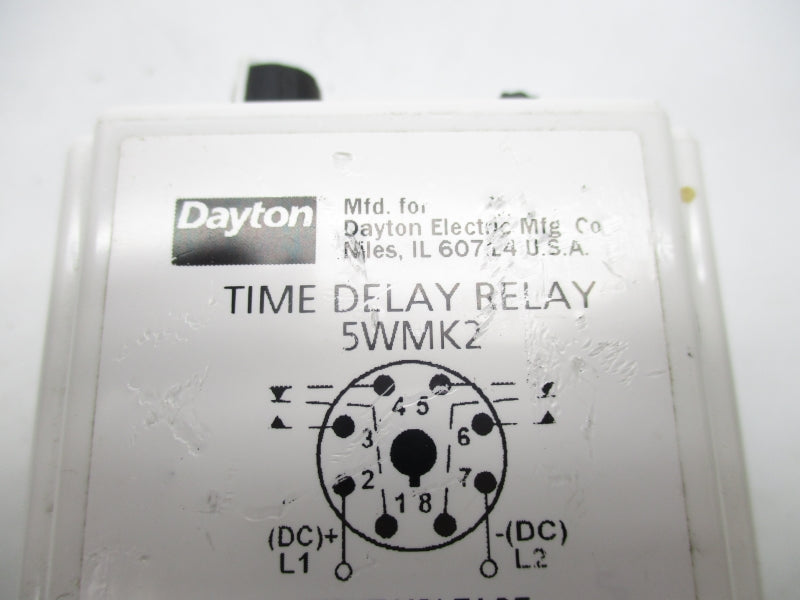 DAYTON 5WMK2 24VAC/DC 10A 0.05S-30MIN UNMP