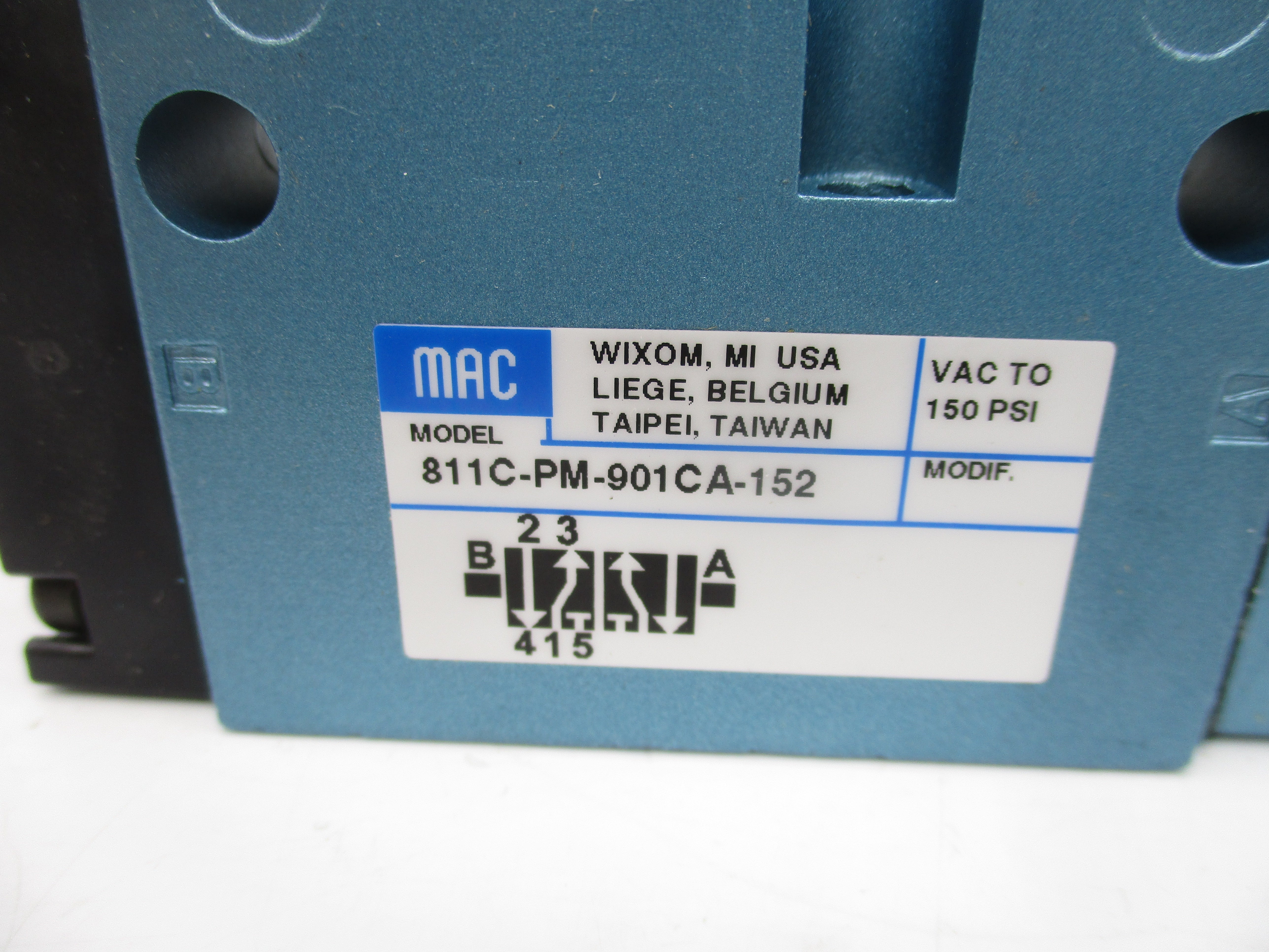 MAC 811C-PM-901CA-152 28VDC 150PSI NSMP