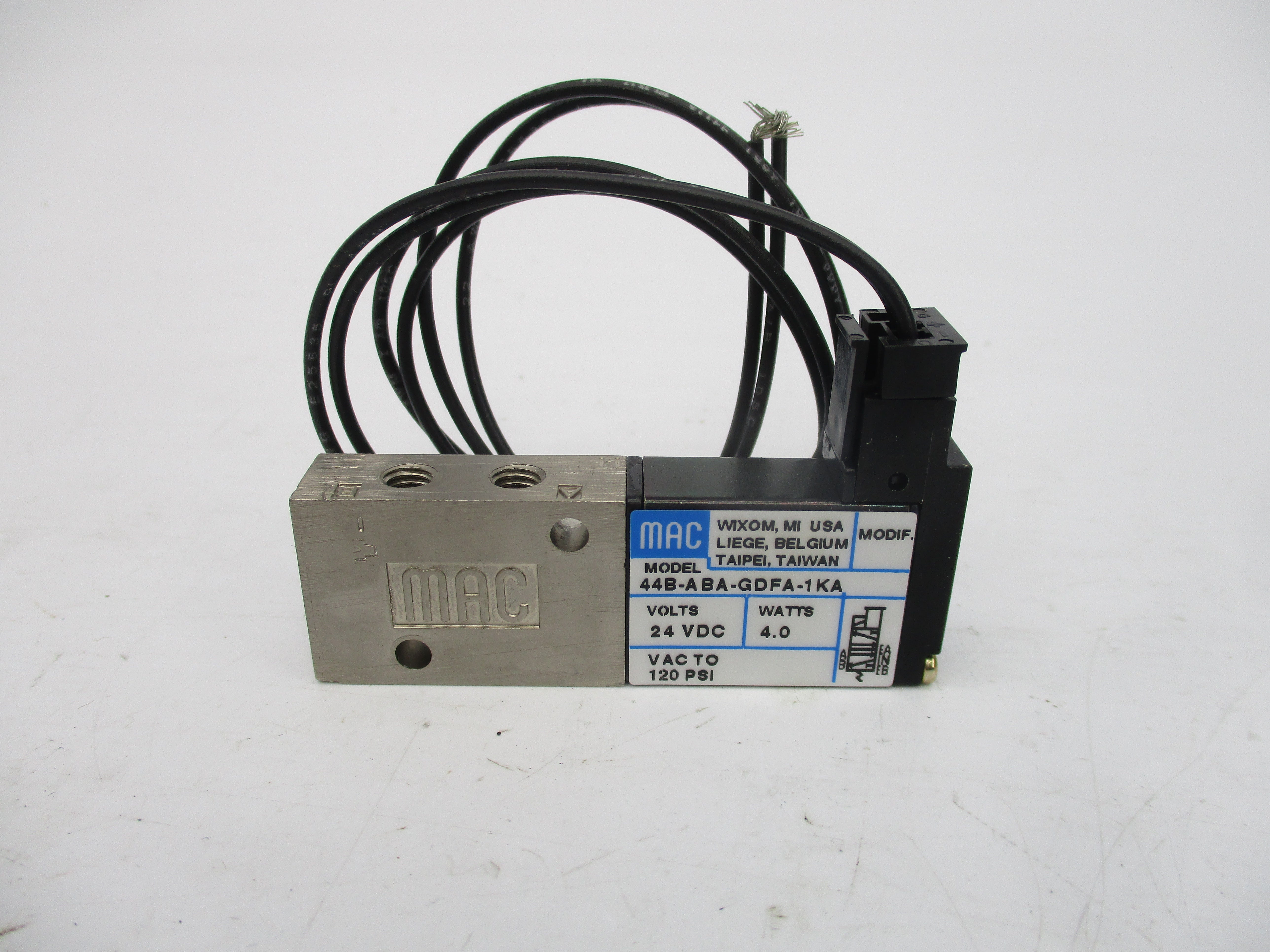 MAC 44B-ABA-GDFA-1KA 24VDC 120PSI NSMP