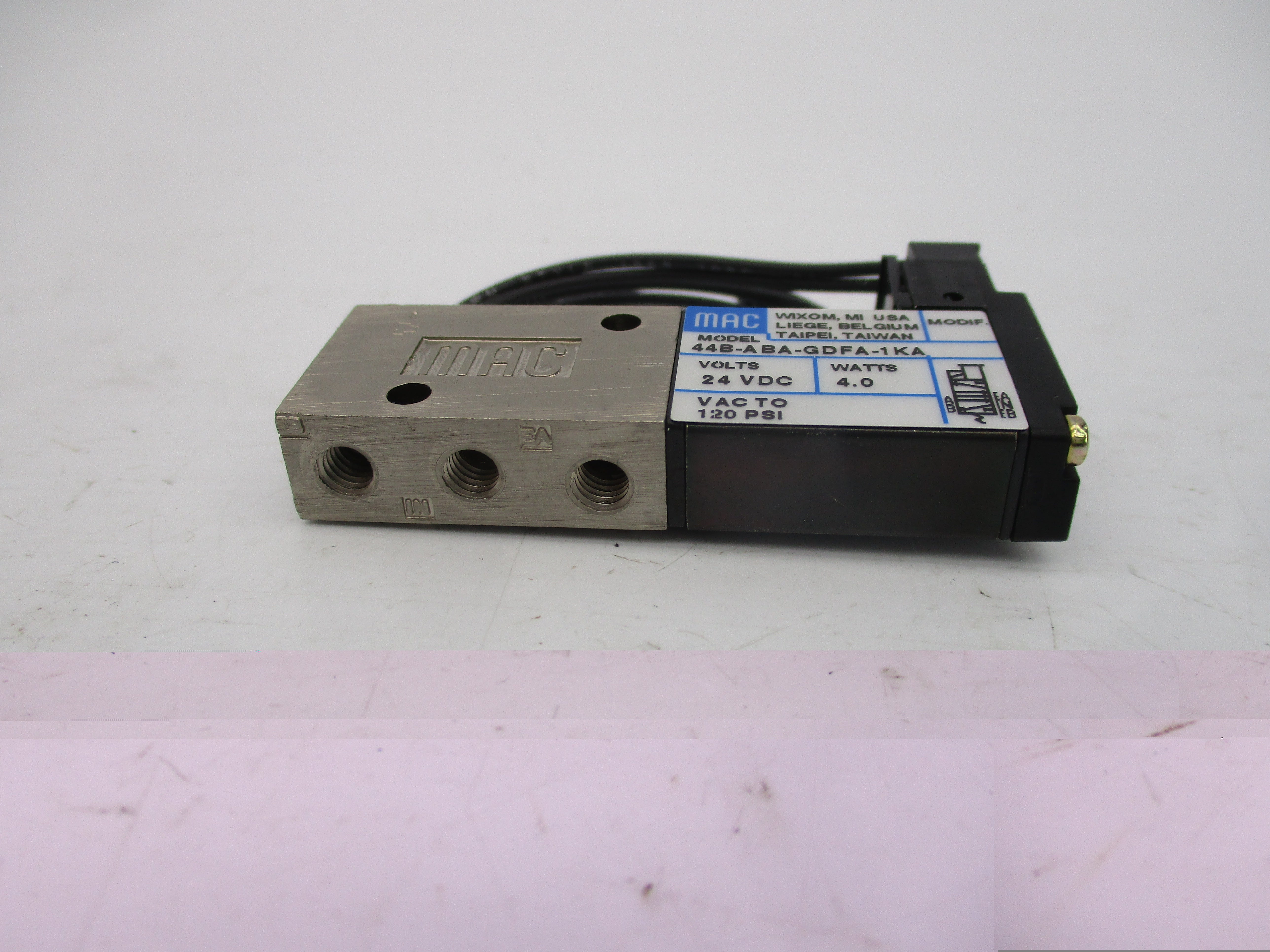 MAC 44B-ABA-GDFA-1KA 24VDC 120PSI NSMP