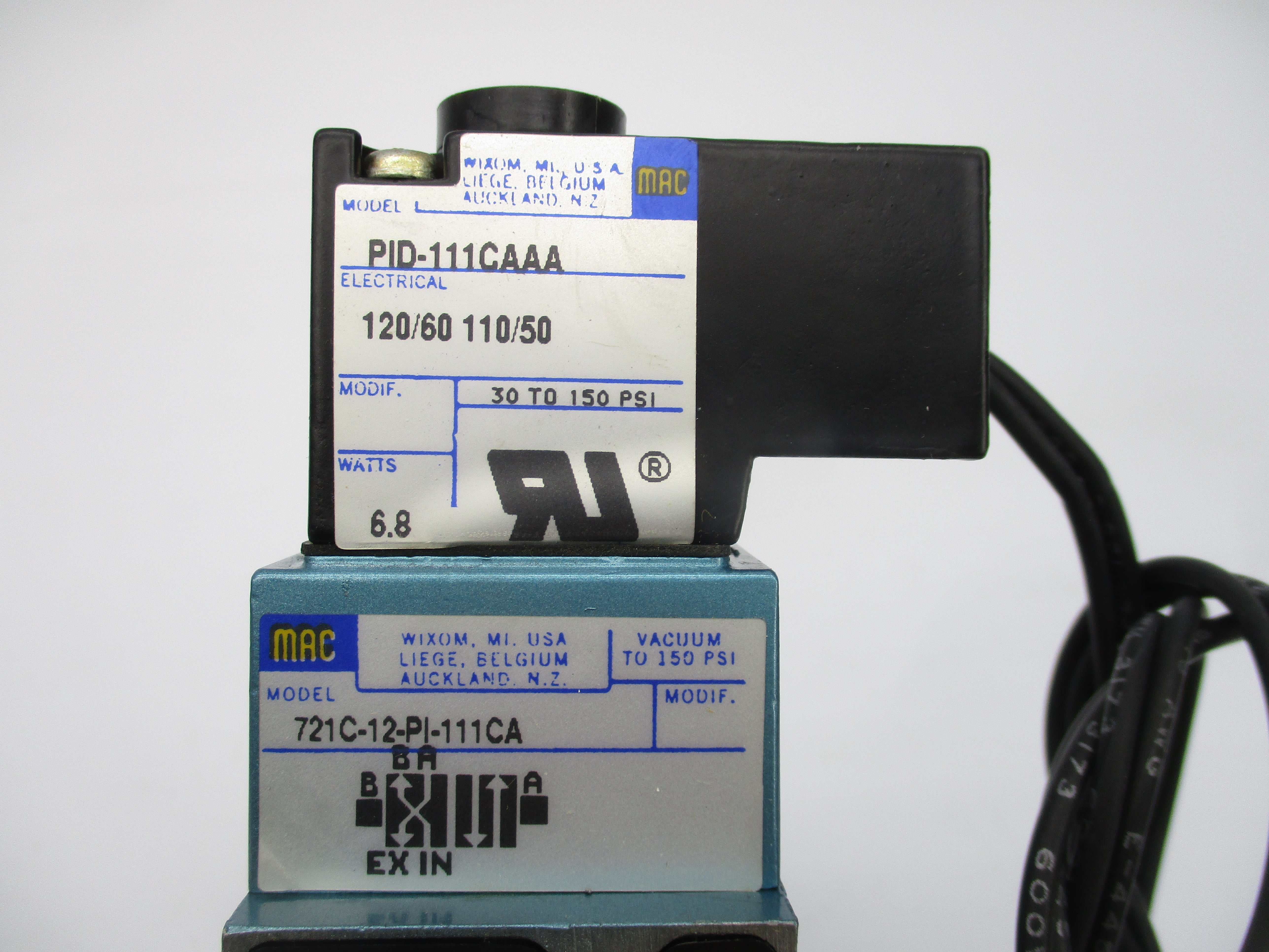 MAC 721C-12-PI-111CA 110/120V 150PSI NSMP