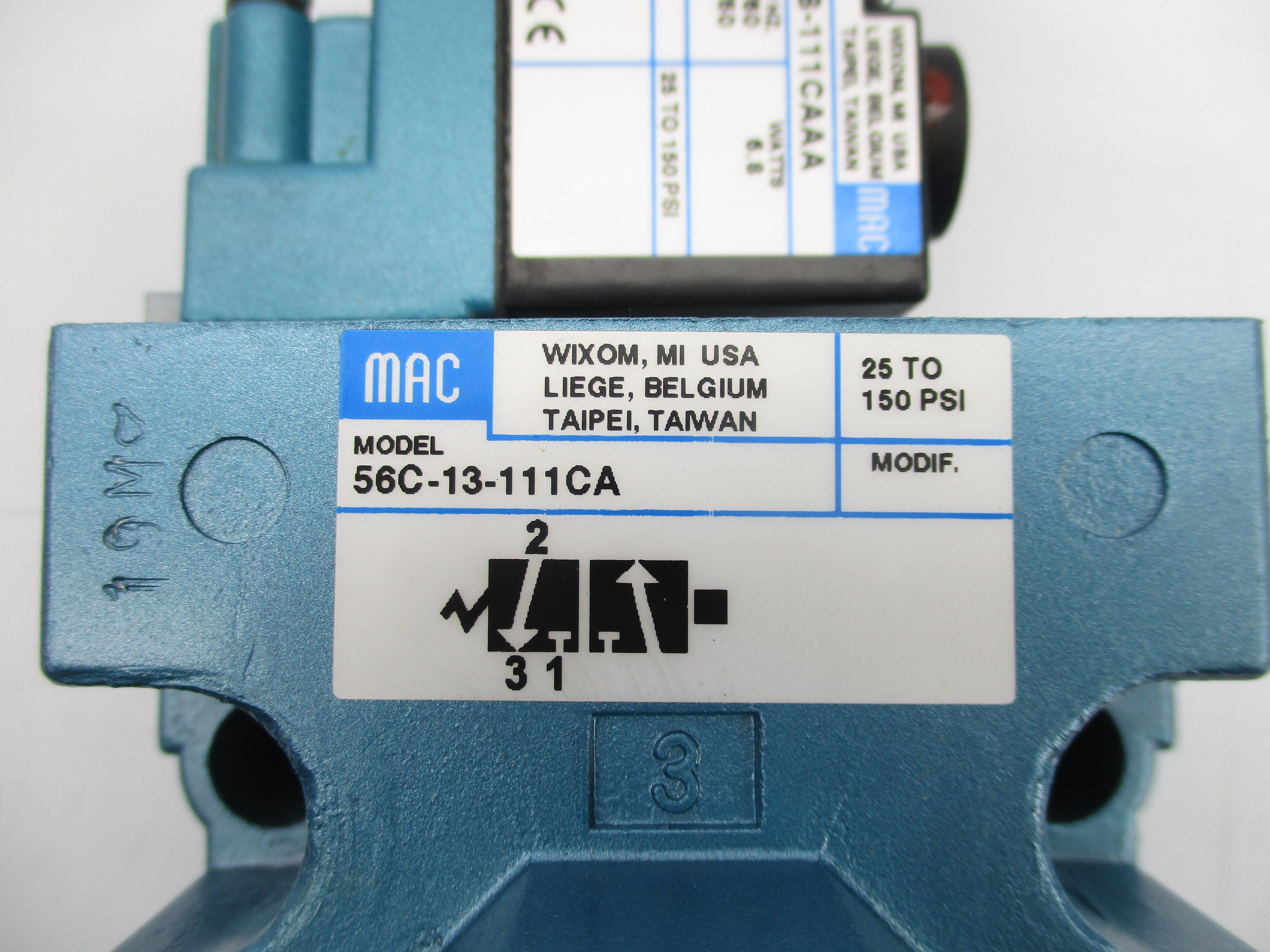 MAC 56C-13-111CA 110/120V 25-150PSI NSMP