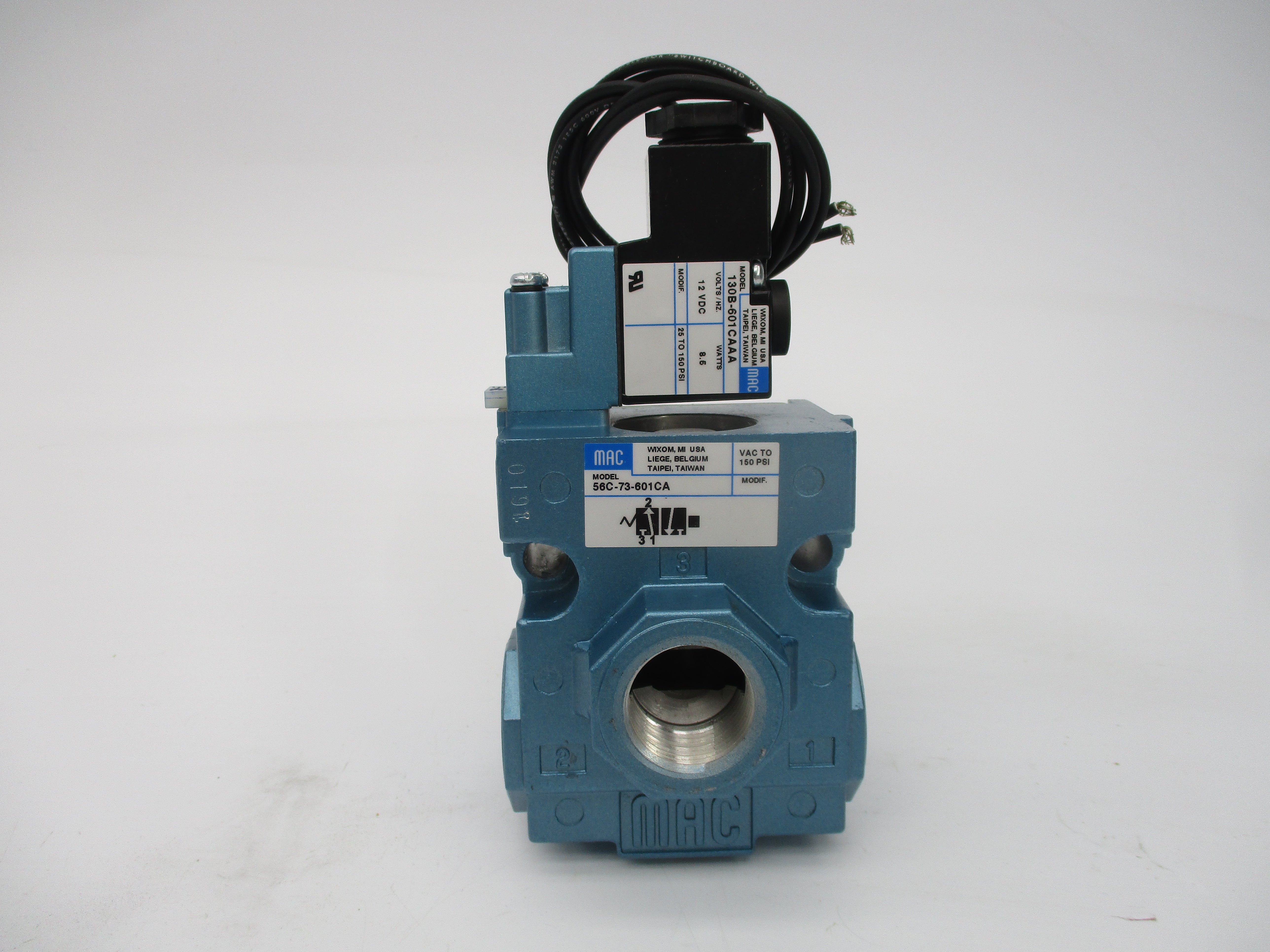 MAC 56C-73-601CA 12VDC 150PSI NSMP