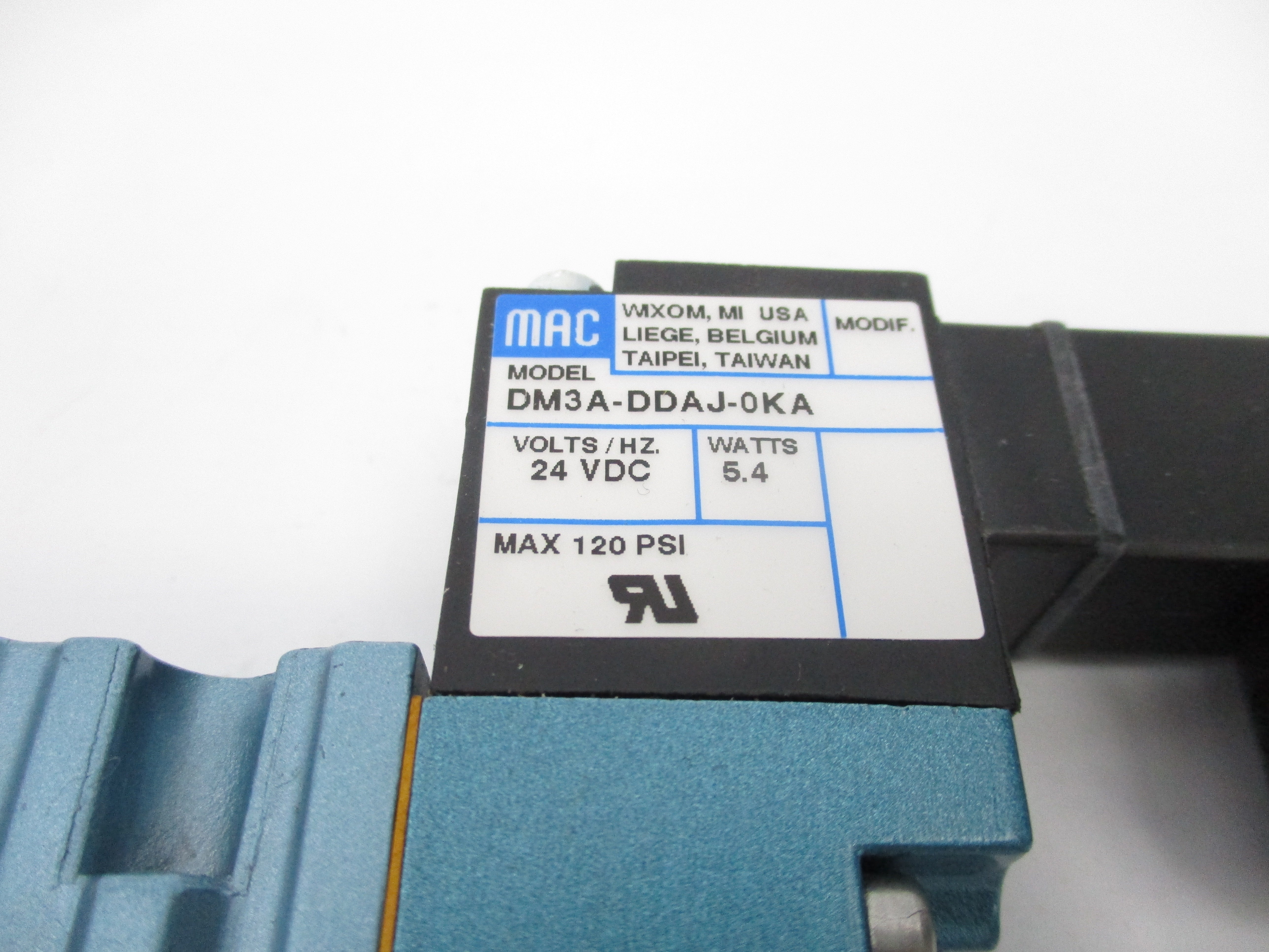 MAC 421A-A0A-DM-DDAJ-0KA 24VDC 20-120PSI NSMP