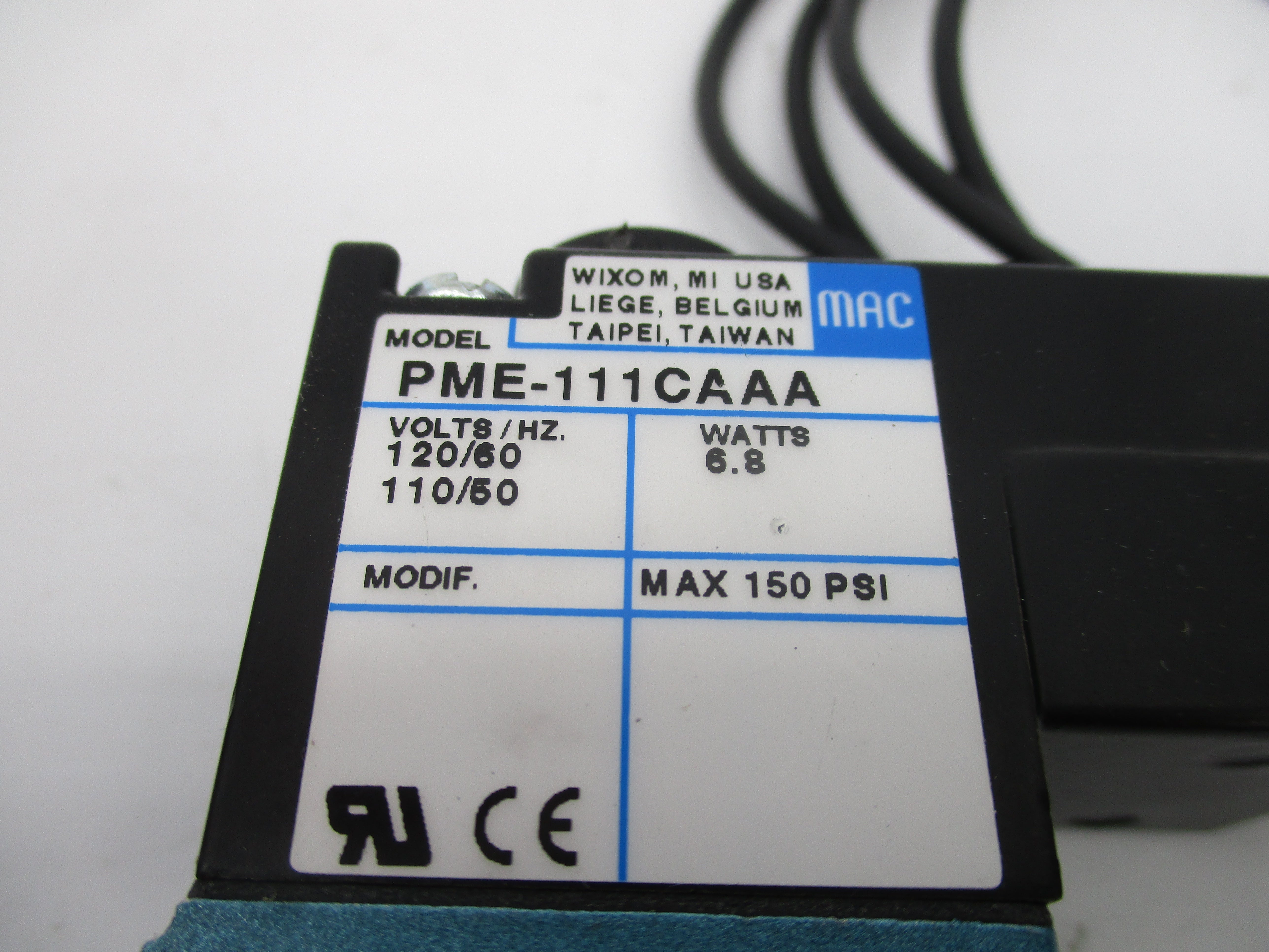 MAC PME-111CAAA 110/120V 150PSI NSMP