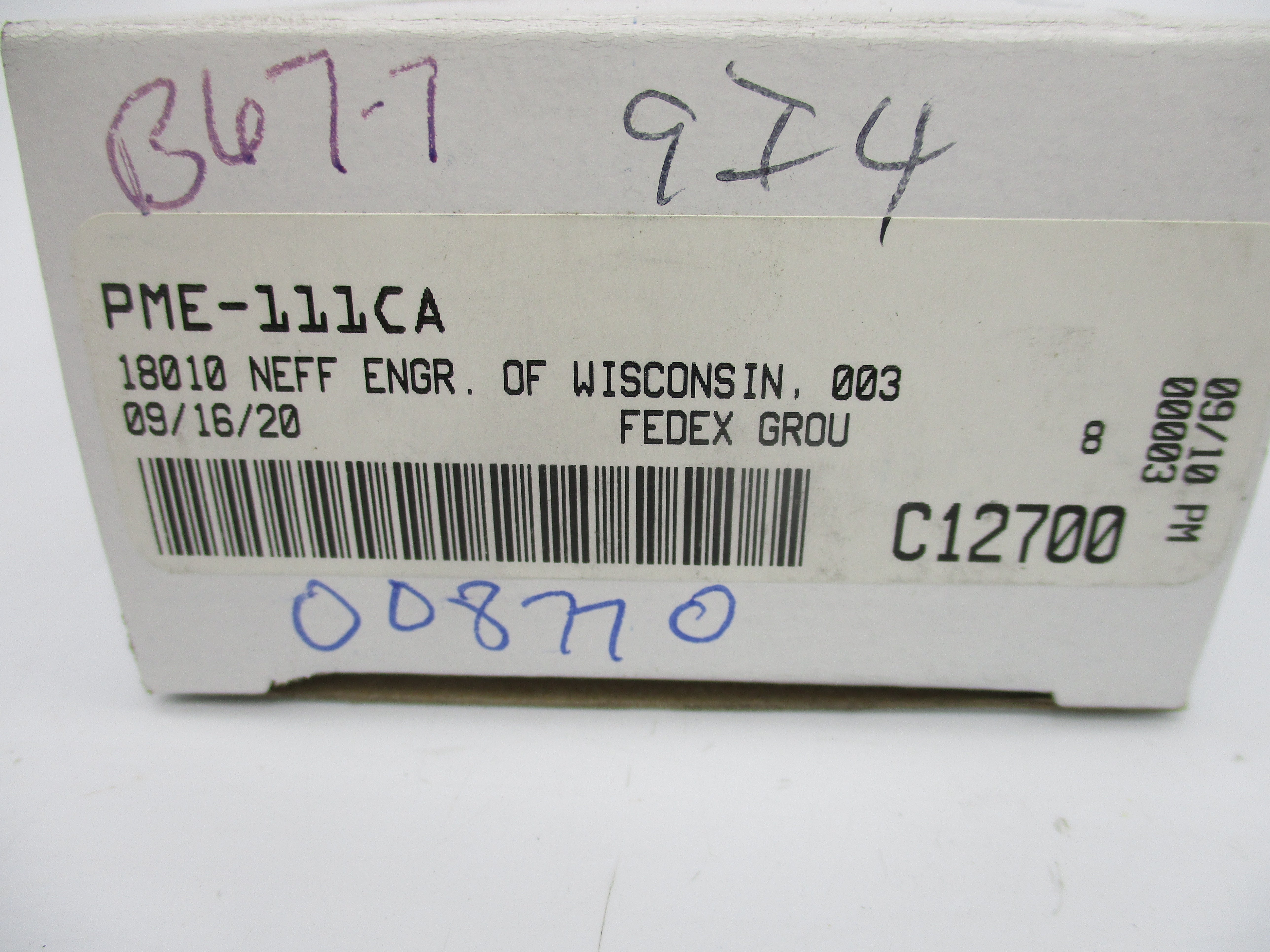 MAC PME-111CAAA 110/120V 150PSI NSMP
