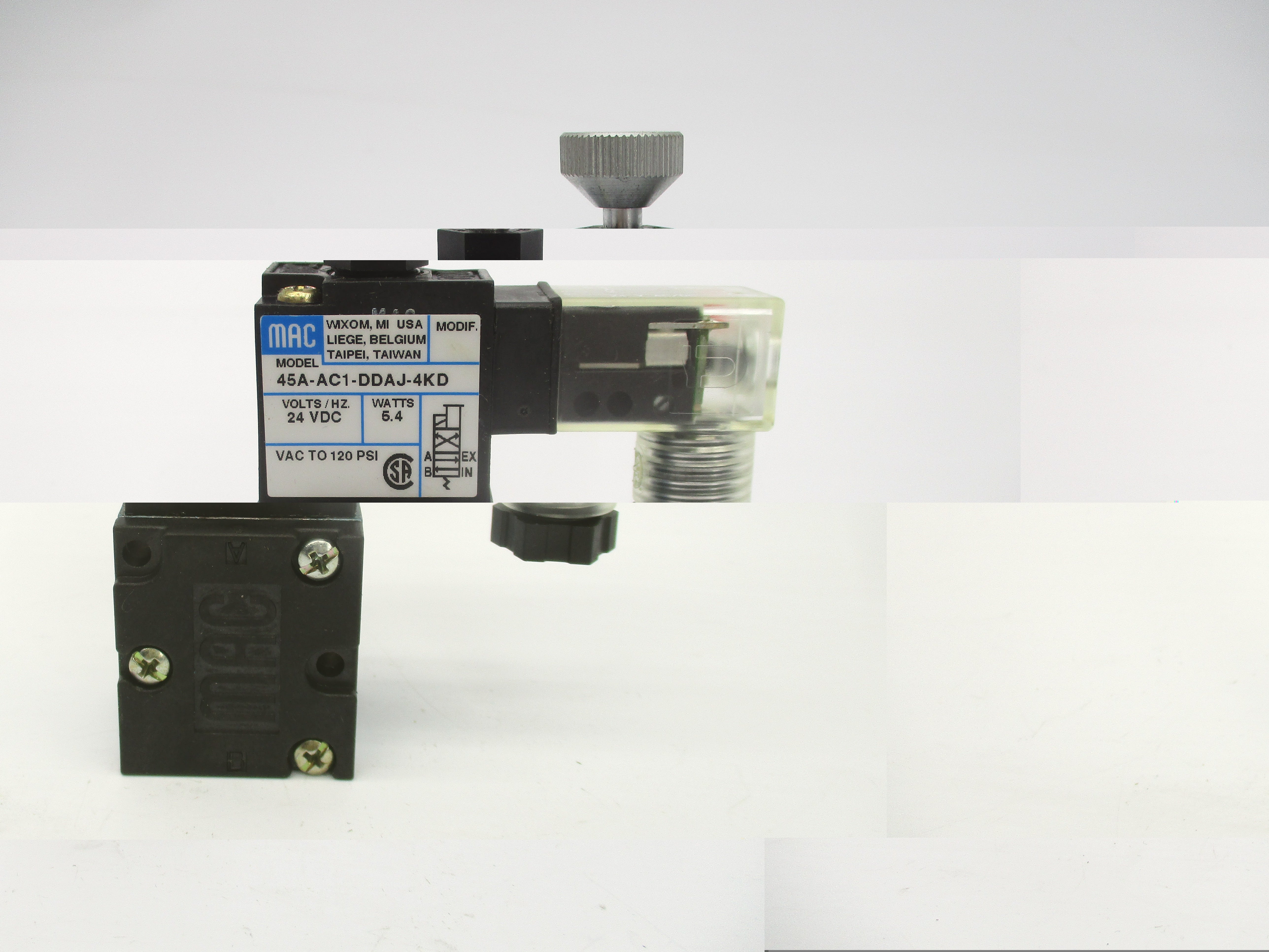 MAC 45A-AC1-DDAJ-4KD 24VDC 120PSI NSMP
