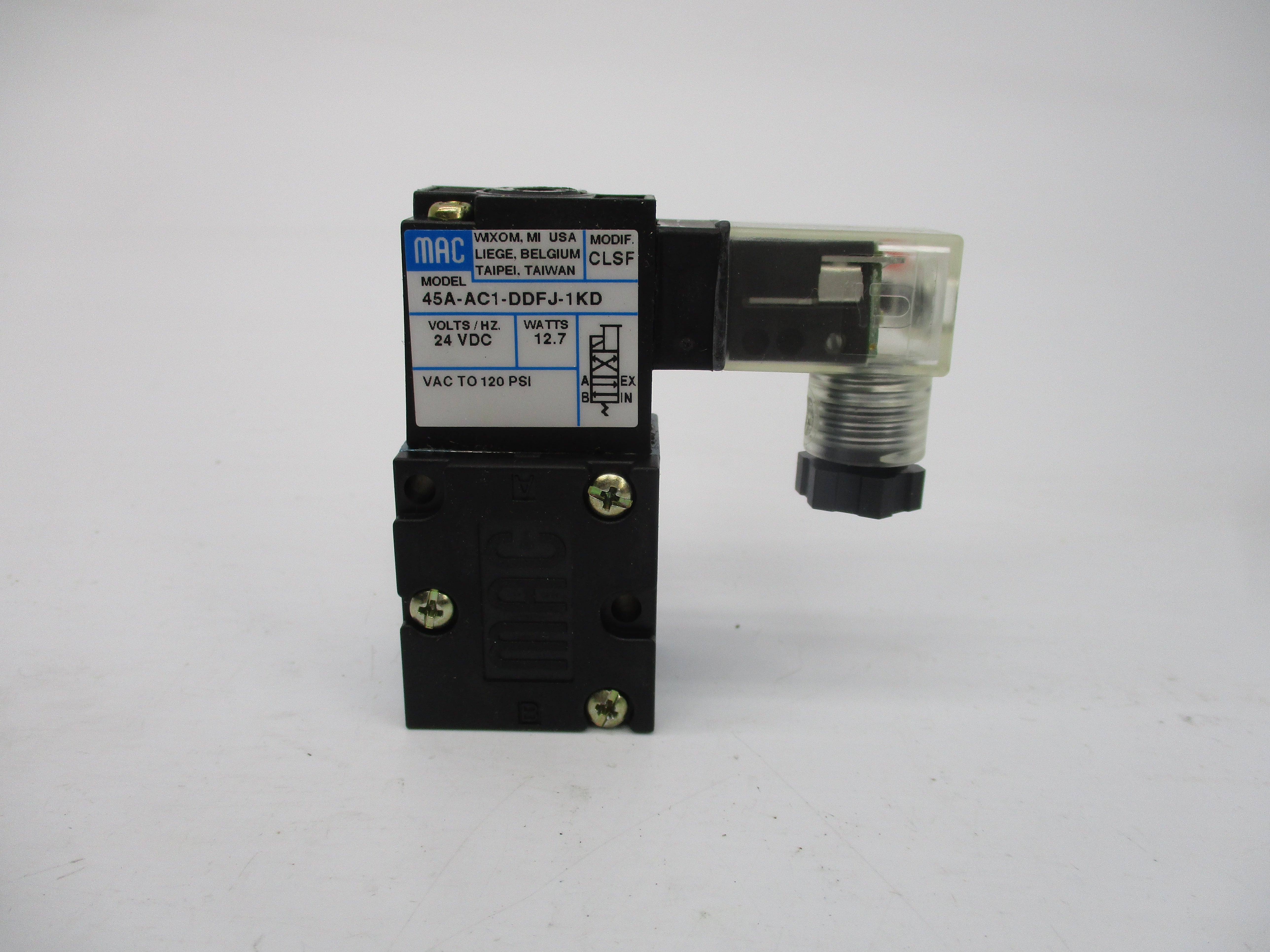 MAC 45A-AC1-DDFJ-1KD 24VDC 120PSI NSMP