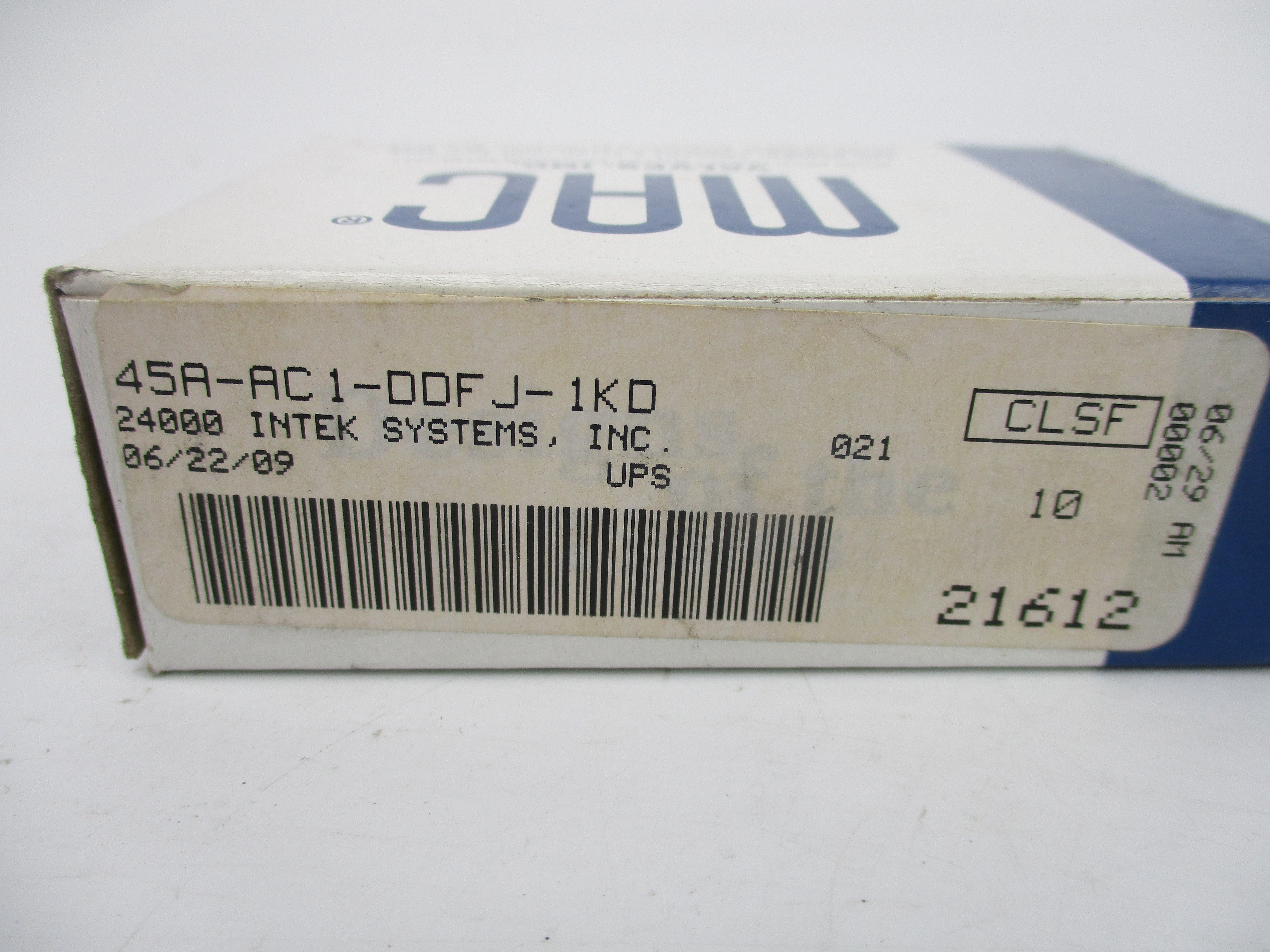 MAC 45A-AC1-DDFJ-1KD 24VDC 120PSI NSMP