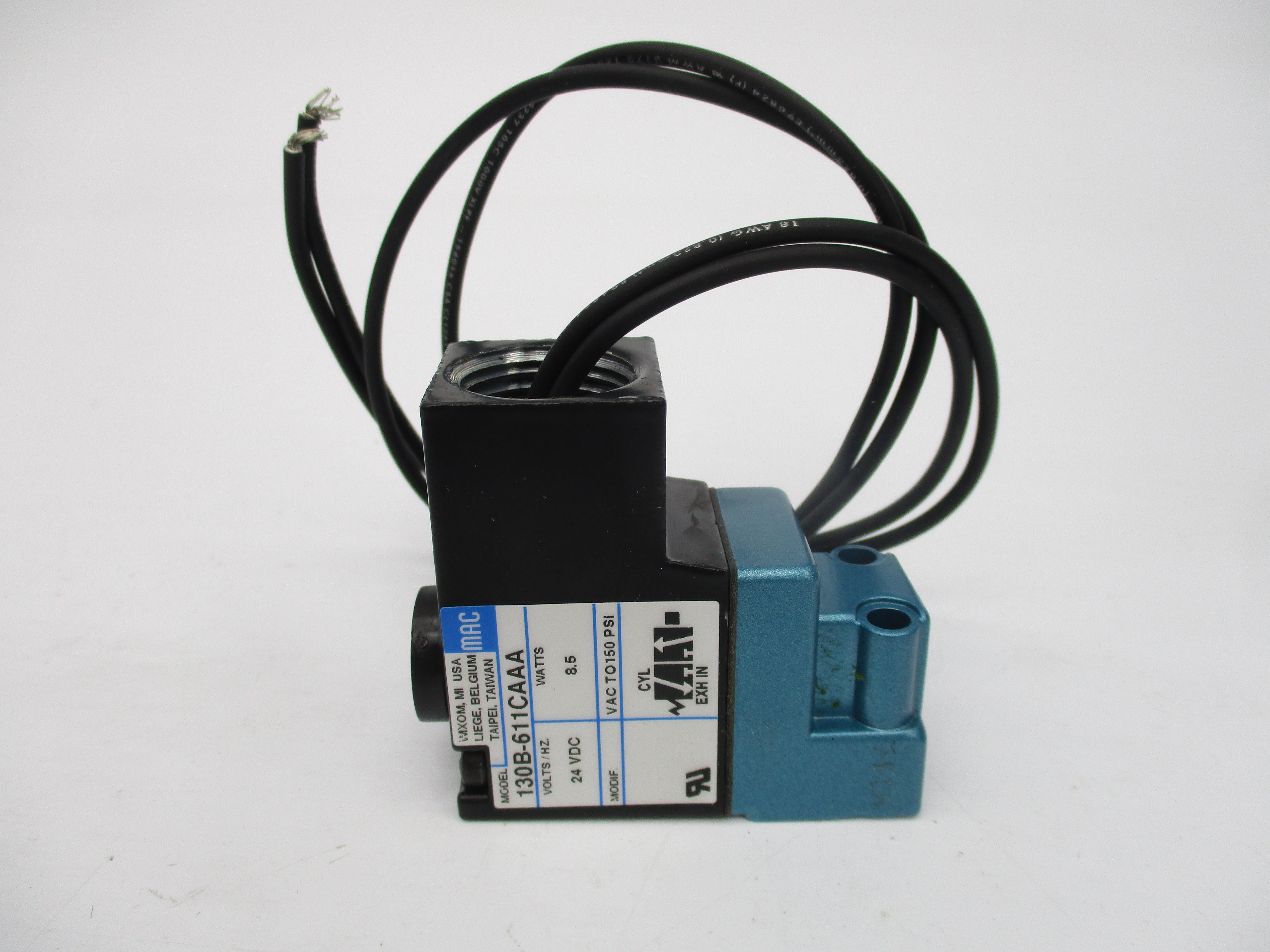 MAC 130B-611CAAA 24VDC 150PSI NSMP