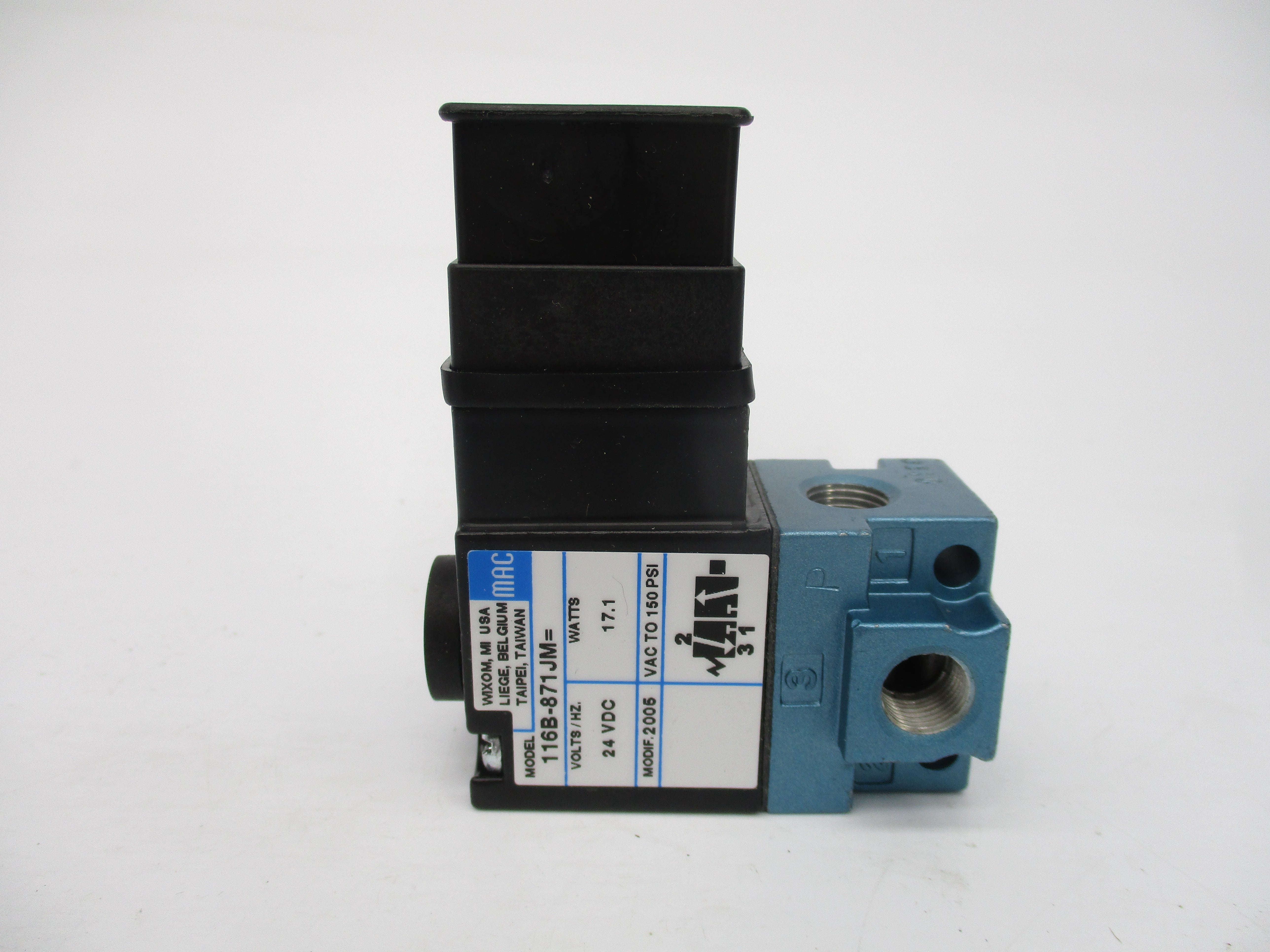 MAC 116B-871JM 24VDC 150PSI NSMP