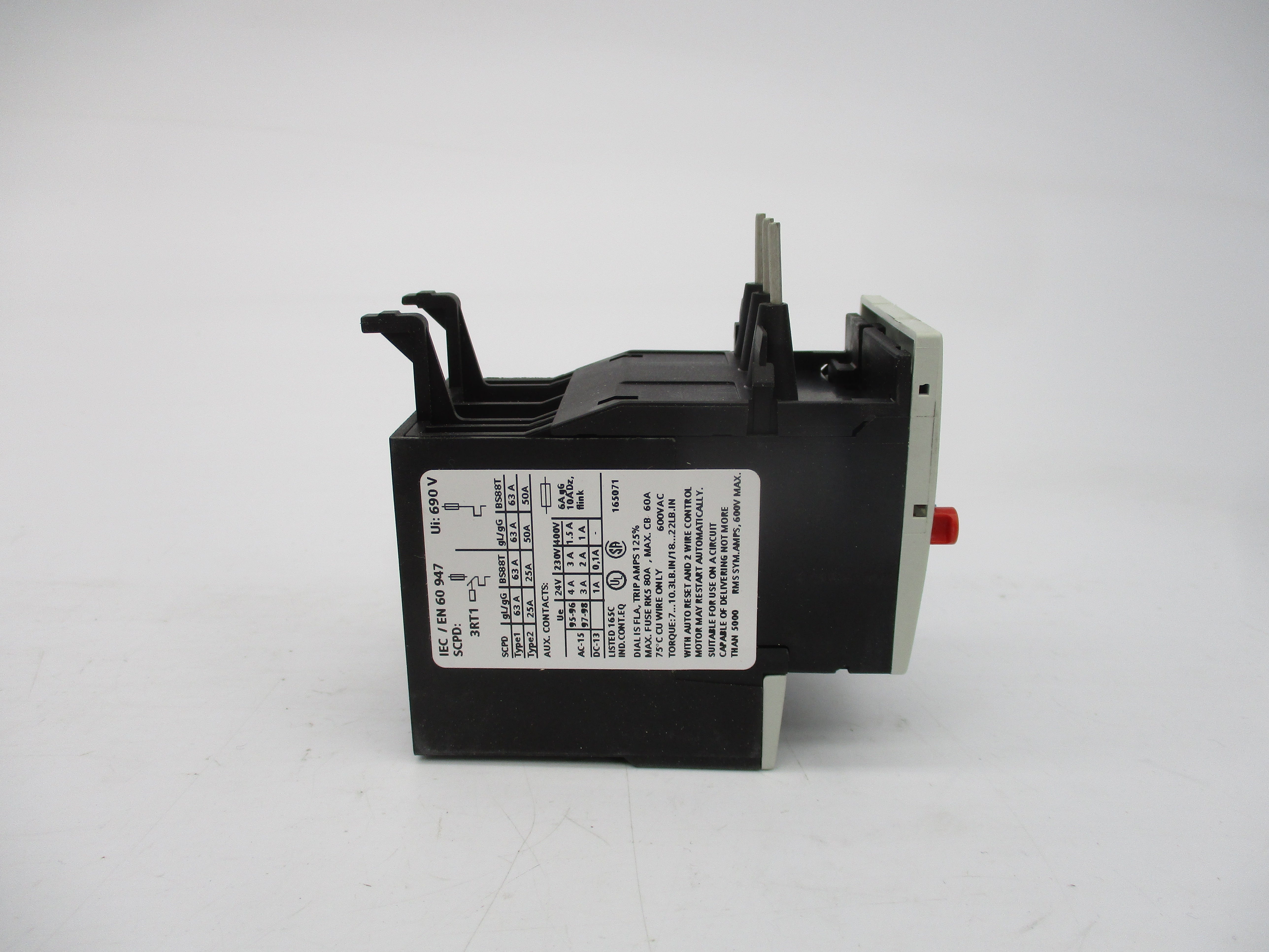 SIEMENS 3RU1126-4BB0 600VAC 14-20A NSMP
