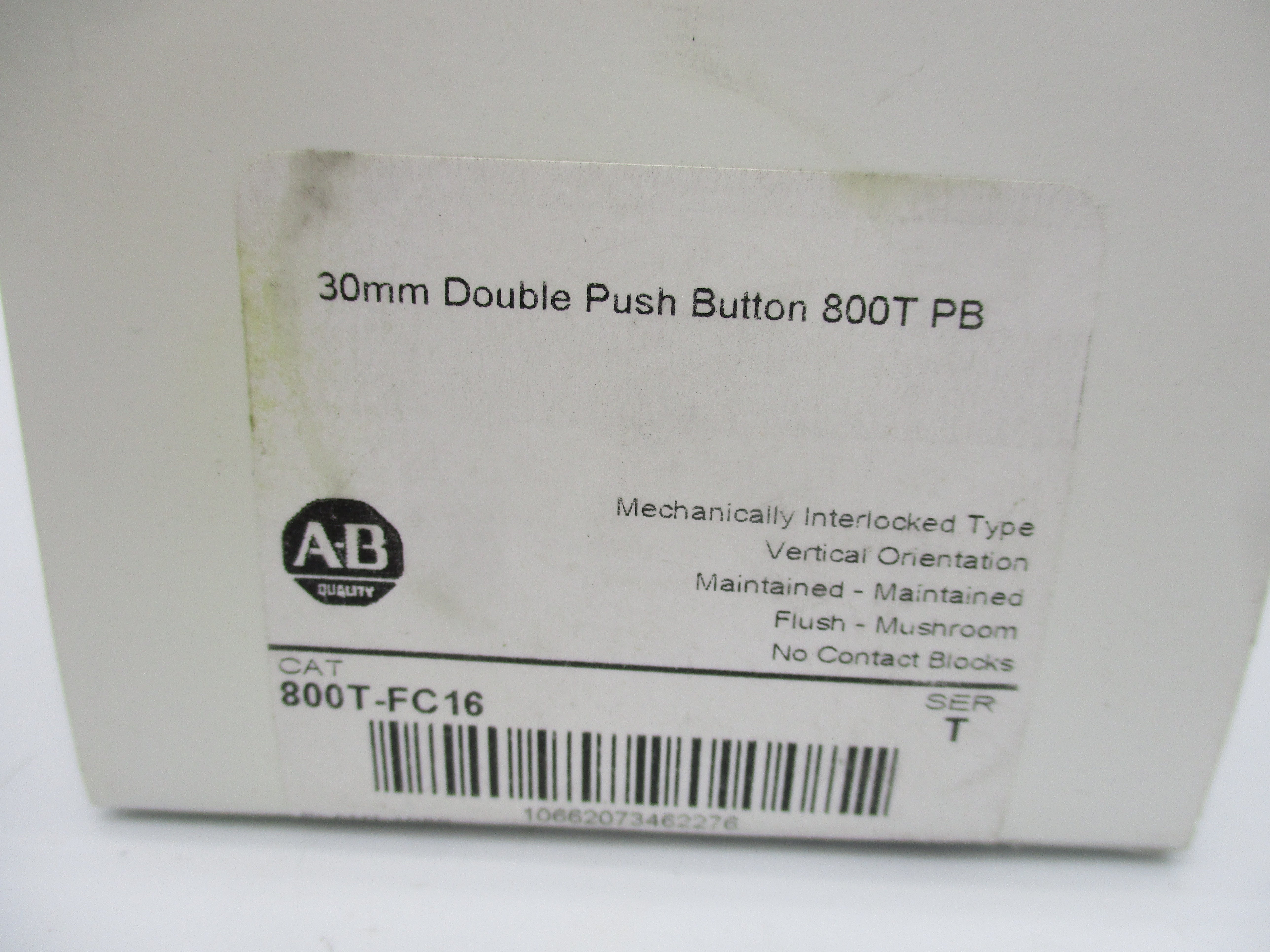 ALLEN BRADLEY 800T-FC16 SER. T (WH) NSMP
