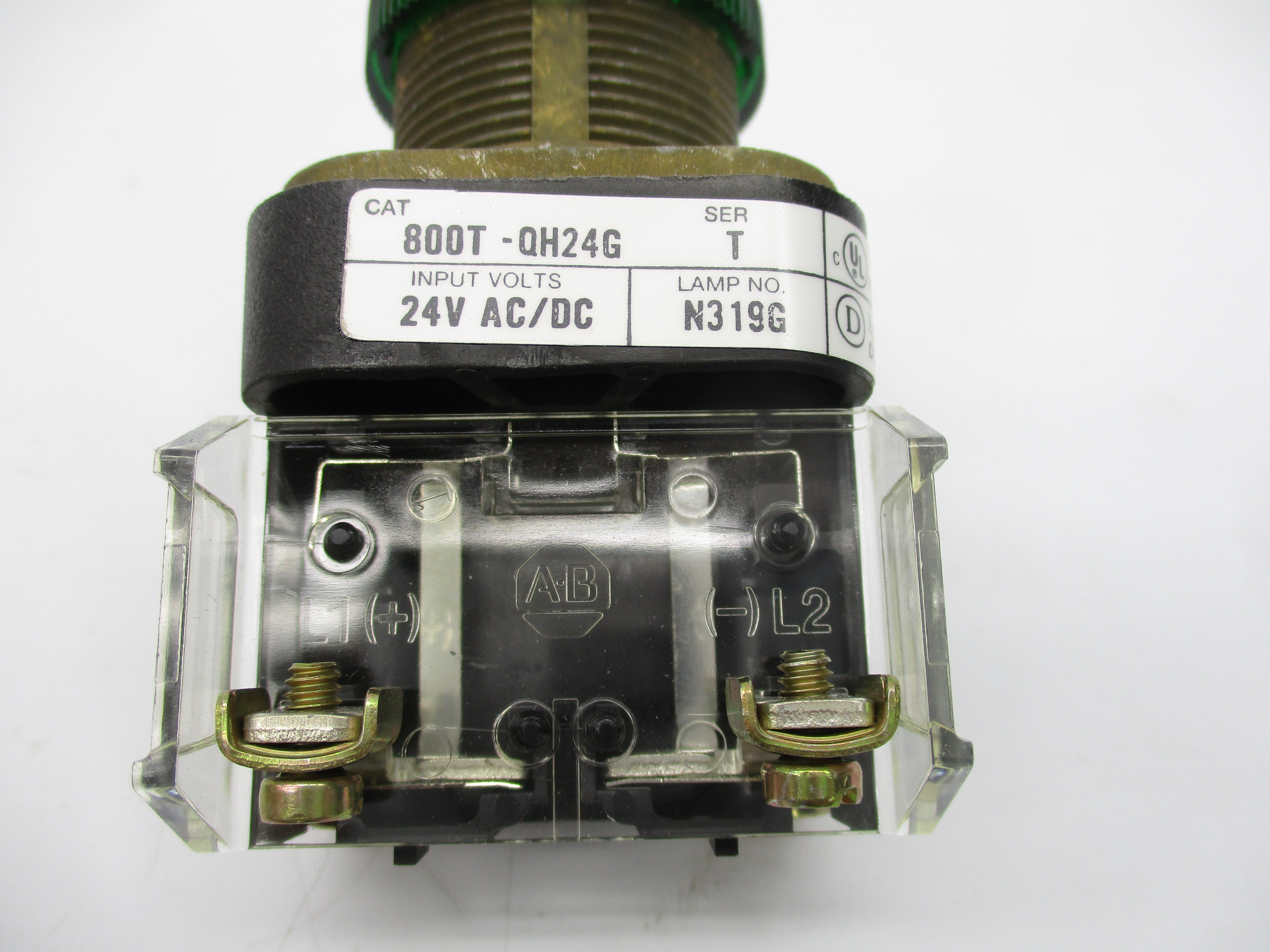 ALLEN BRADLEY 800T-QH24G SER. T 24VAC/DC (WH) NSMP