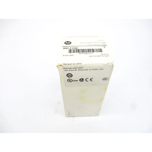 ALLEN BRADLEY 800T-FX1D4 SER. T (WH) NSFS