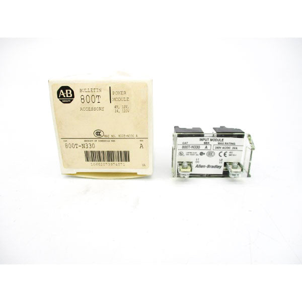 ALLEN BRADLEY 800T-N330 SER. A 240VAC/DC (WH) NSMP