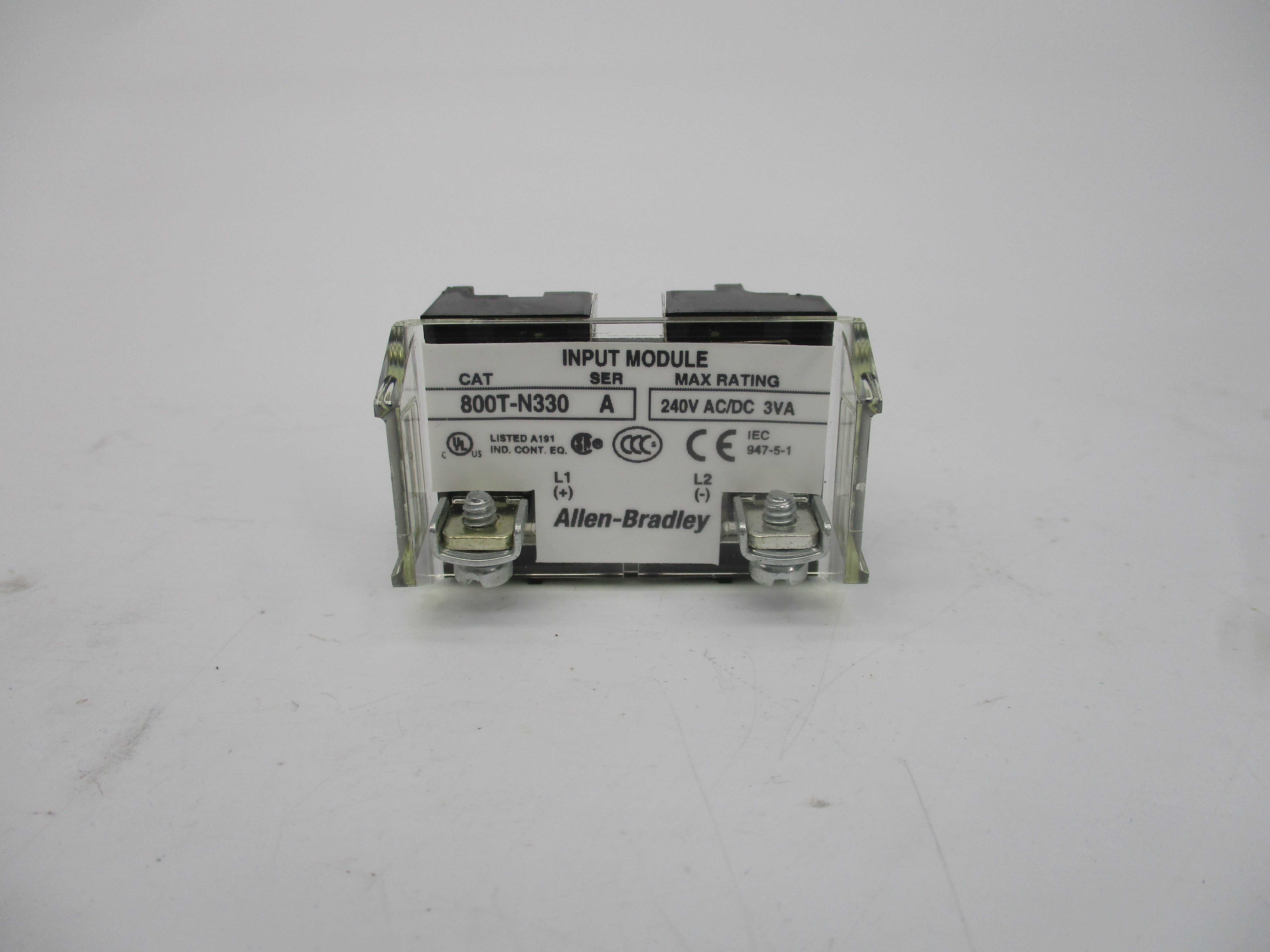 ALLEN BRADLEY 800T-N330 SER. A 240VAC/DC (WH) NSMP