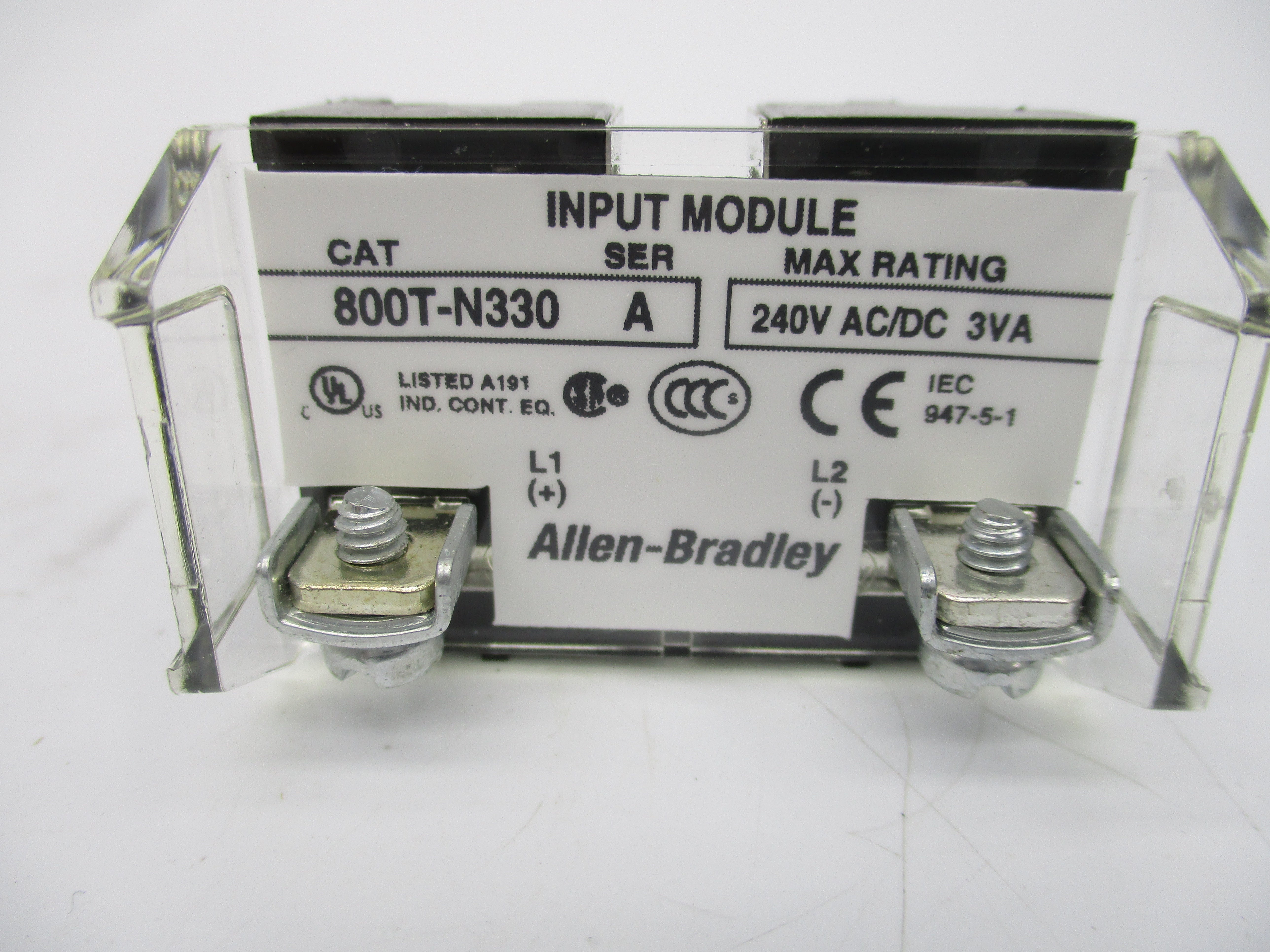 ALLEN BRADLEY 800T-N330 SER. A 240VAC/DC (WH) NSMP