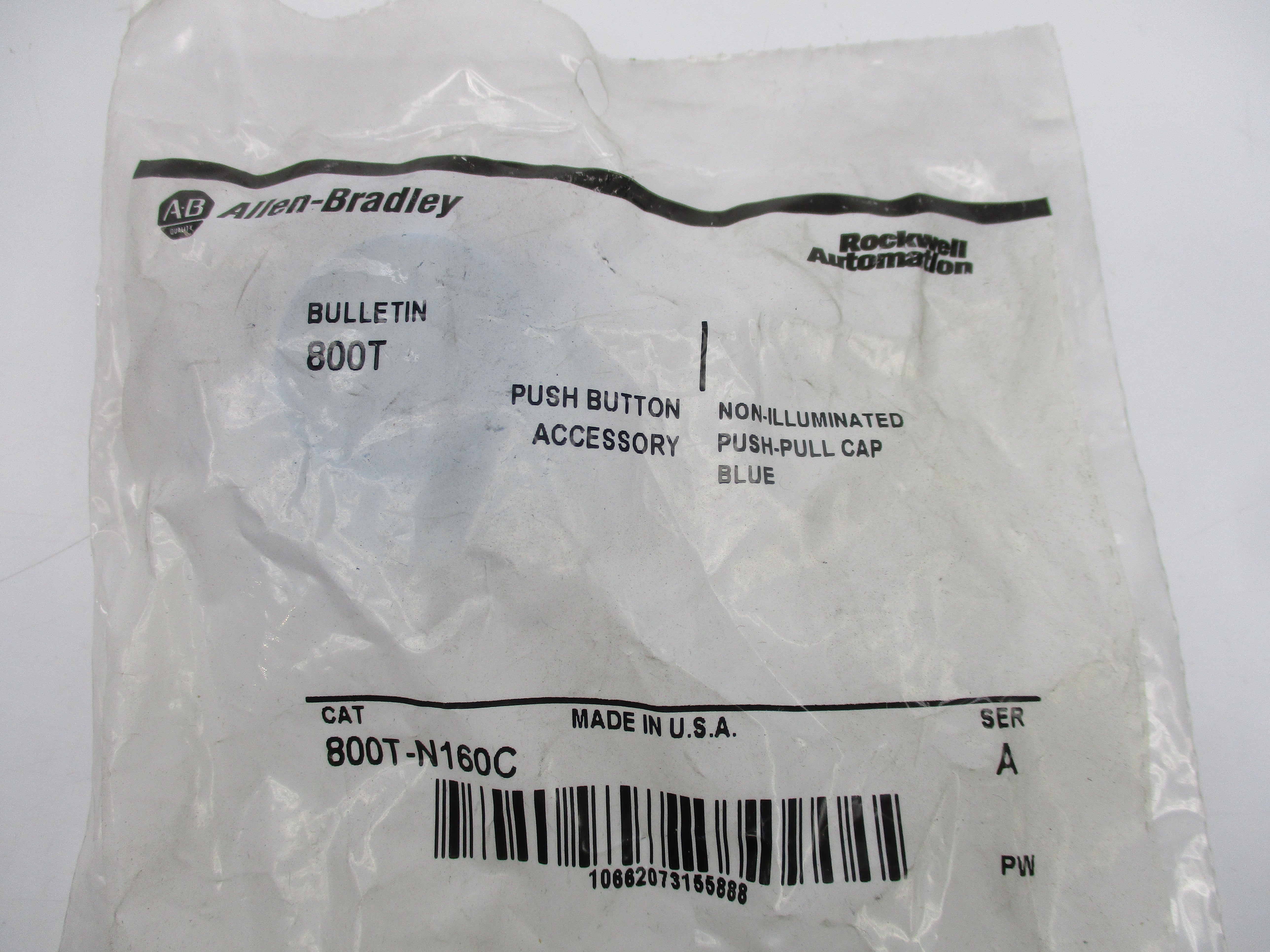 ALLEN BRADLEY 800T-N160C SER. A NSMP