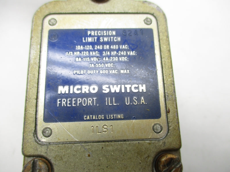 MICRO SWITCH 1LS1 600VAC 10A (GREY) UNMP