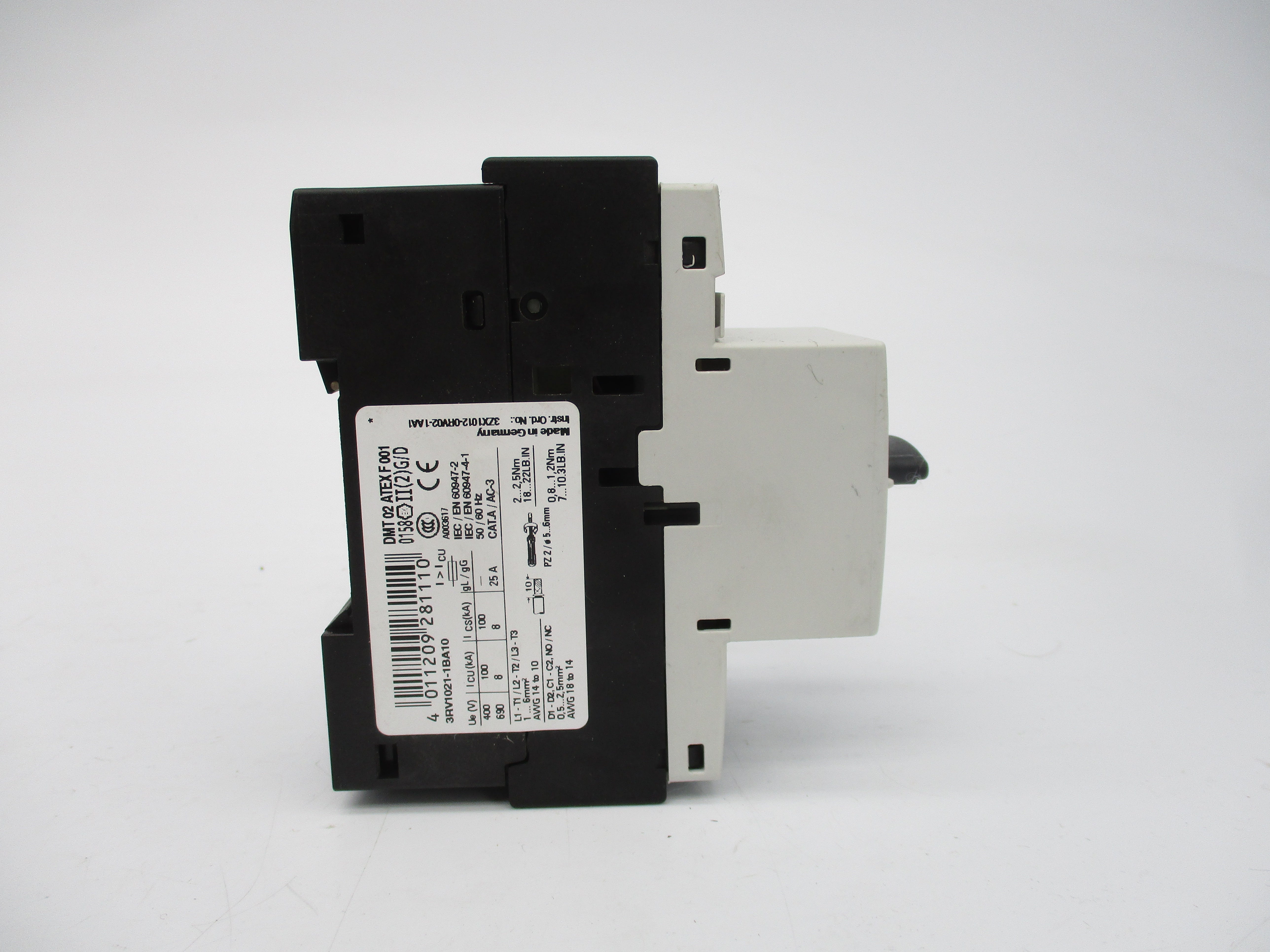 SIEMENS 3RV1021-1BA10 690V 1.4-2A NSMP