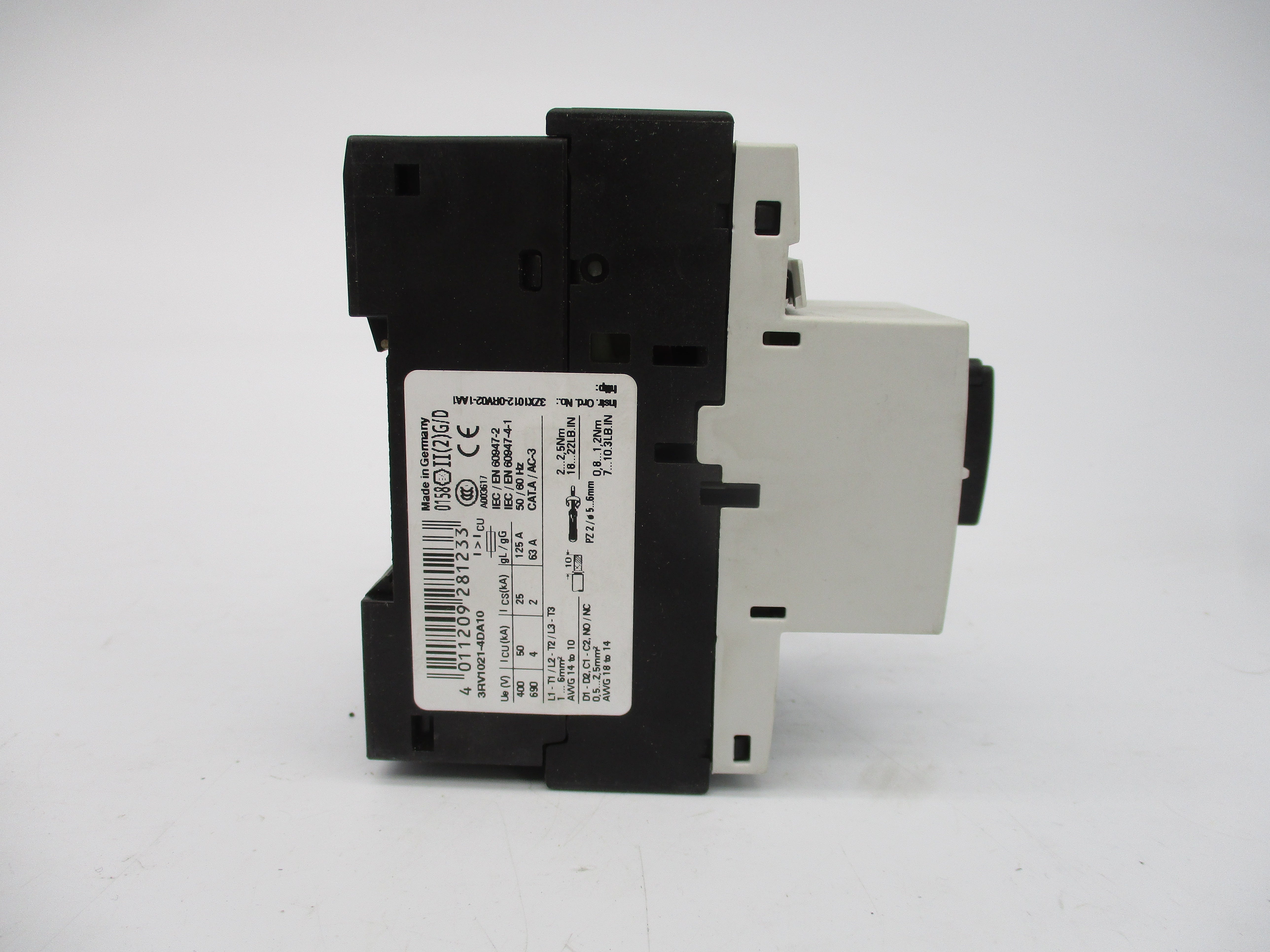 SIEMENS 3RV1021-4DA10 690V 20-25A NSMP