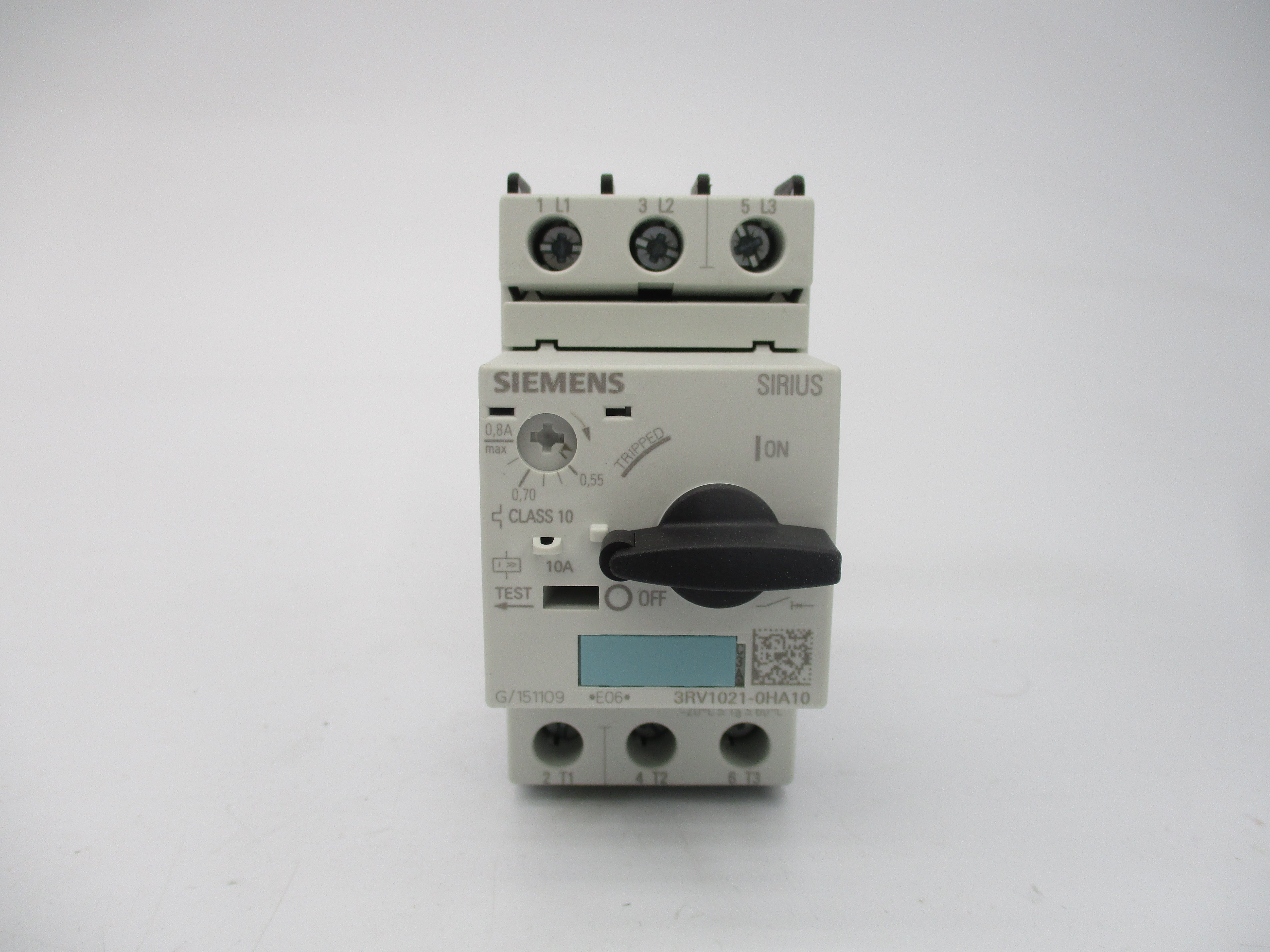 SIEMENS 3RV1021-0HA10 690V 0.55-0.8A NSMP