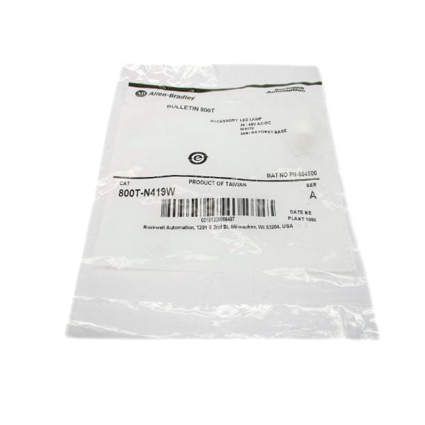 ALLEN BRADLEY 800T-N419W SER. A 24-48VAC/DC NSMP