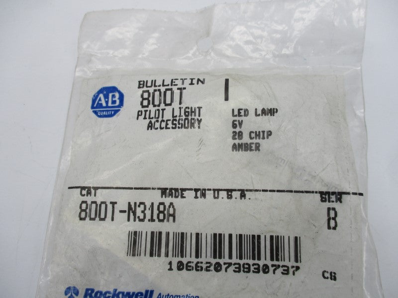 ALLEN BRADLEY 800T-N318A SER. B 6V NSMP