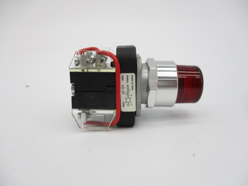 ALLEN BRADLEY 800T-QT12 SER. T 12VAC/DC (WH) NSMP
