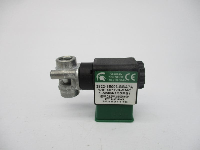 SPARTAN SCIENTIFIC 3822-1E003-BBA7A 120VAC 150PSI 1/8" NSMP