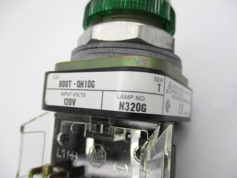 ALLEN BRADLEY 800T-QH10G SER. T 120V (GY/BL) NSMP