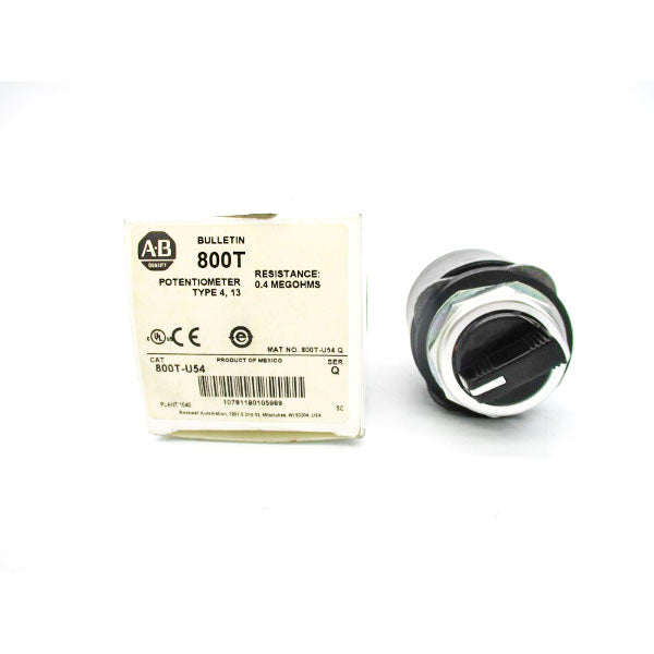 ALLEN BRADLEY 800T-U54 SER. Q 300VAC/DC (WH) NSMP