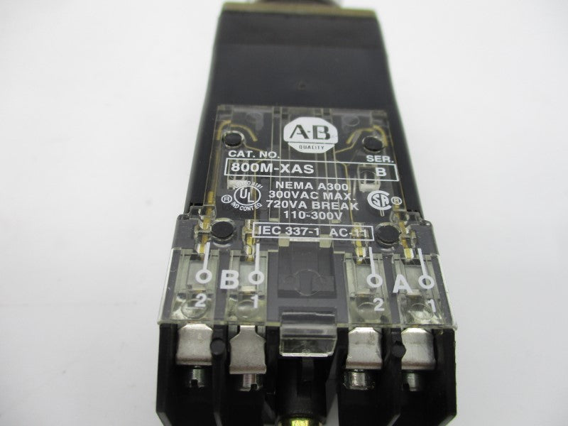 ALLEN BRADLEY 800MR-FXP16BAS SER. D 110/120V (GY/BL) NSMP