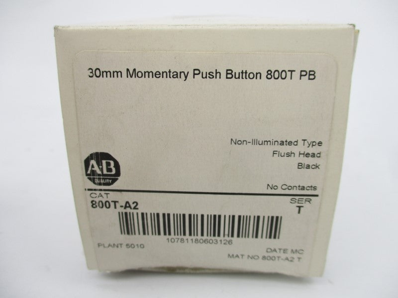 ALLEN BRADLEY 800T-A2 SER. T (AS PICTURED) (WH) NSMP