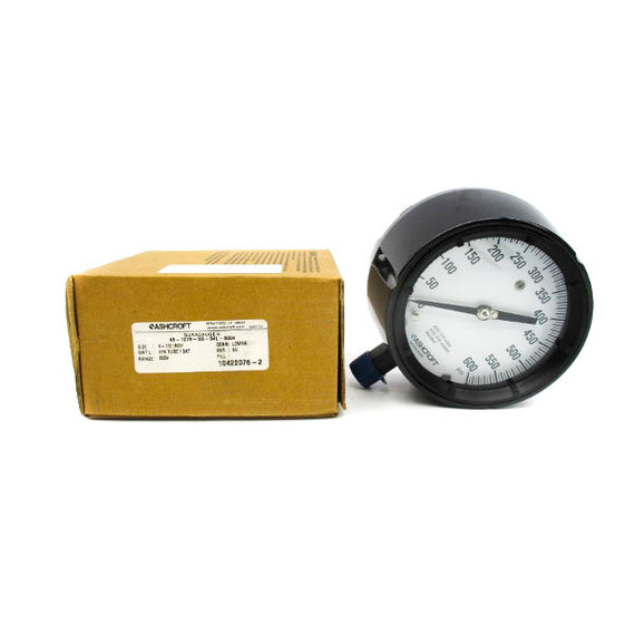 ASHCROFT 45-1279-SS-04L-600# 0-600PSI 4-1/2" NSMP