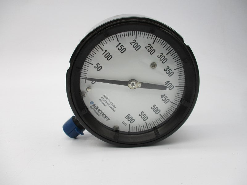 ASHCROFT 45-1279-SS-04L-600# 0-600PSI 4-1/2" NSMP