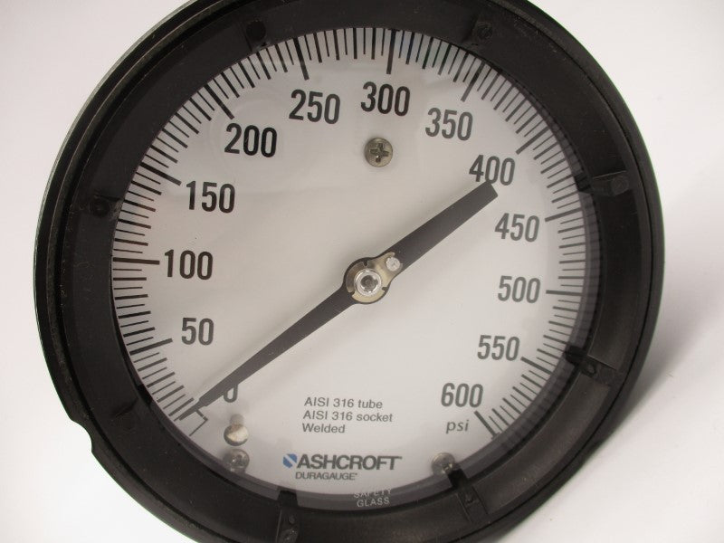 ASHCROFT 45-1279-SS-04L-600# 0-600PSI 4-1/2" NSMP