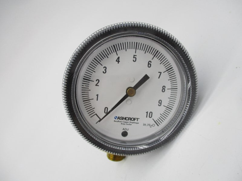 ASHCROFT 25-1490-A-02L-10IW 0-10IW 2-1/2" NSMP