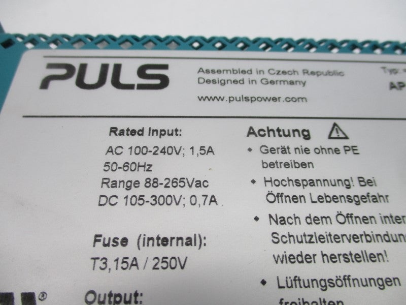 PULS AP336.501 100-240VAC 1.5A NSMP