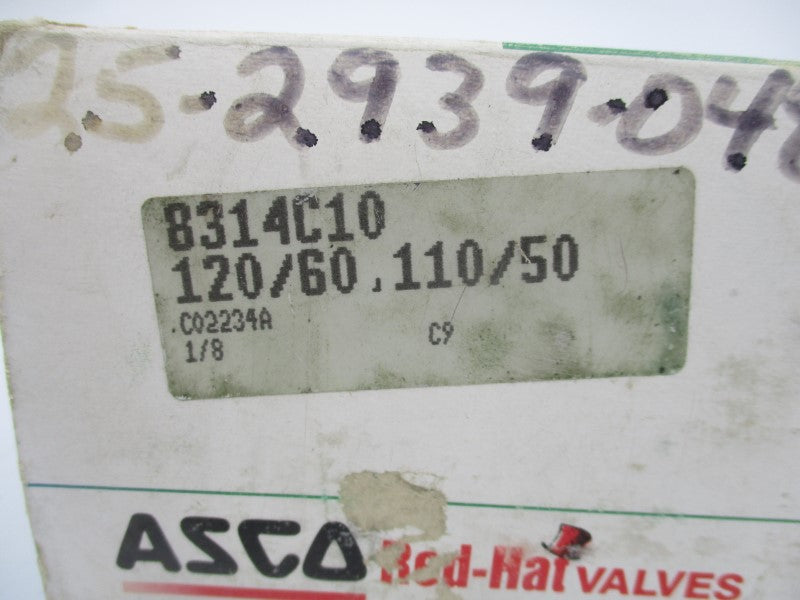 ASCO 8314C10 110/120V 160PSI 1/8" NSMP